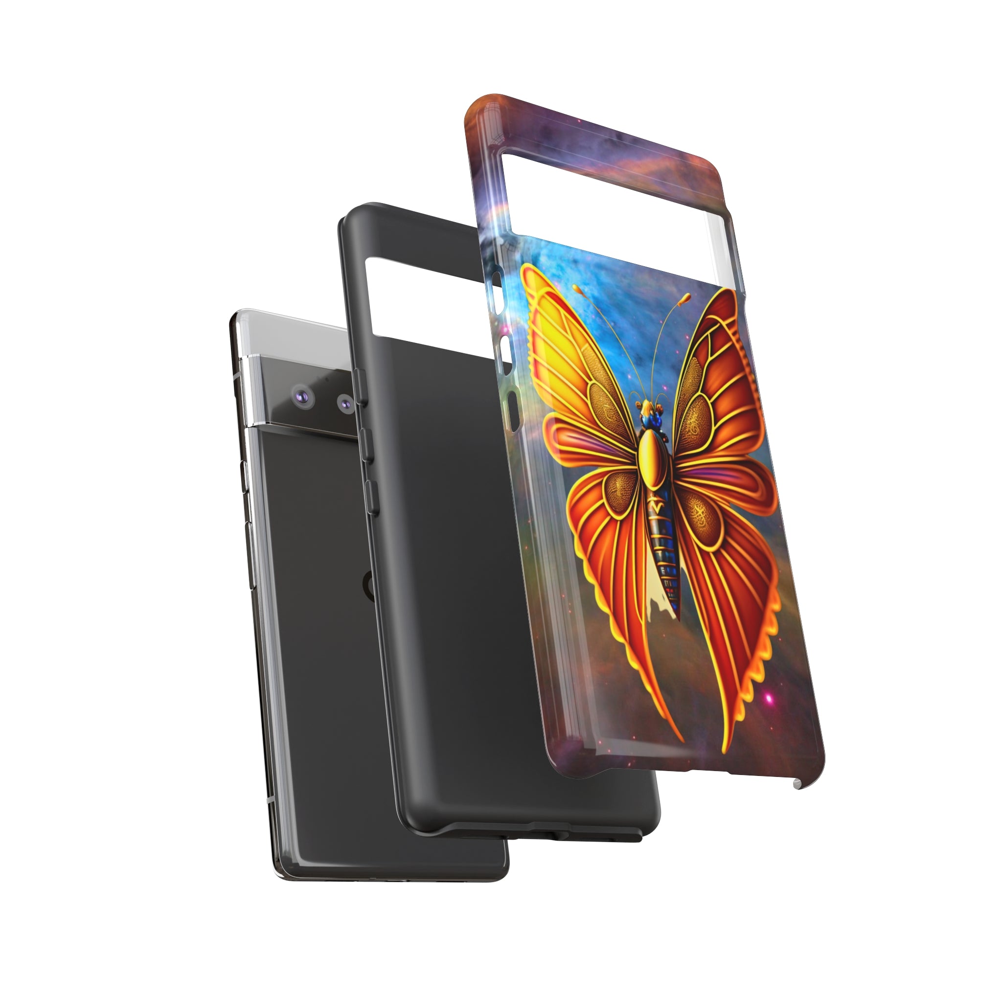 Butterfly on Space Tough Case