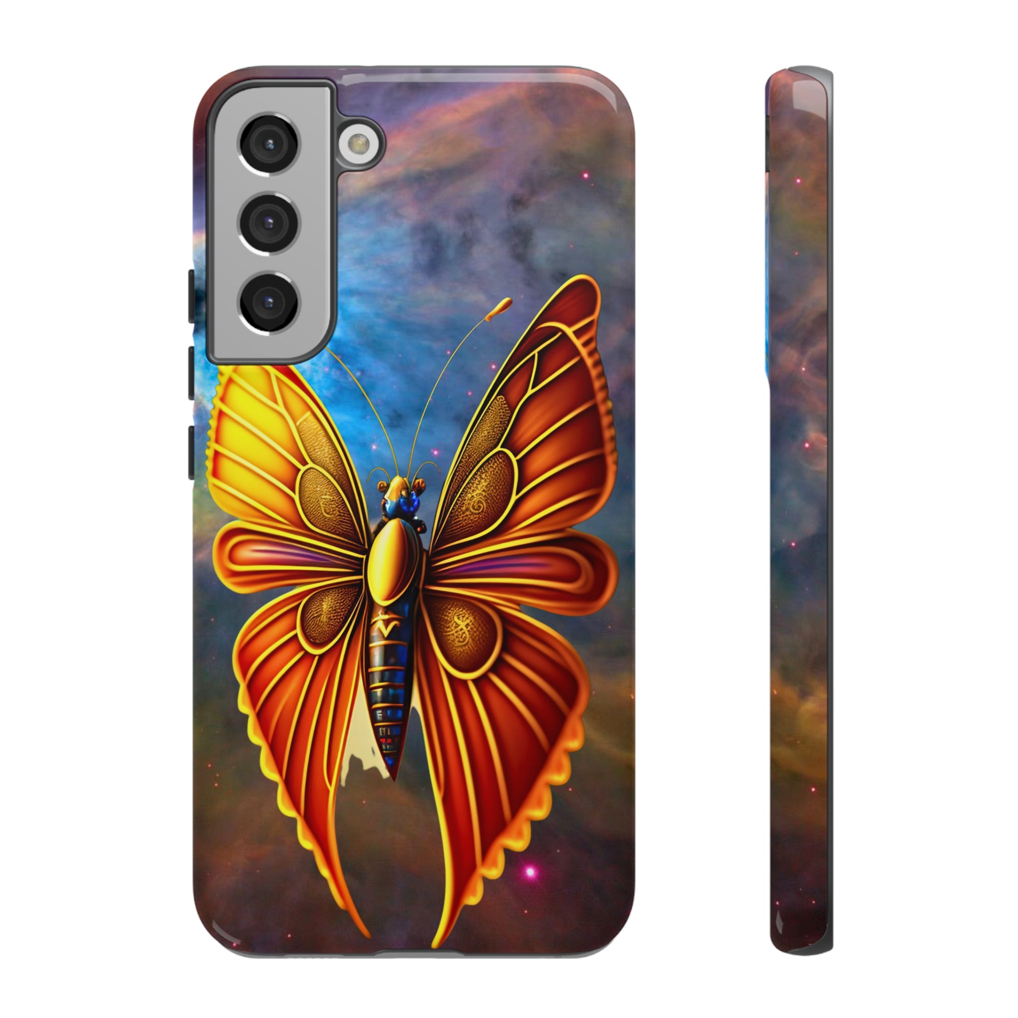 Butterfly on Space Tough Case
