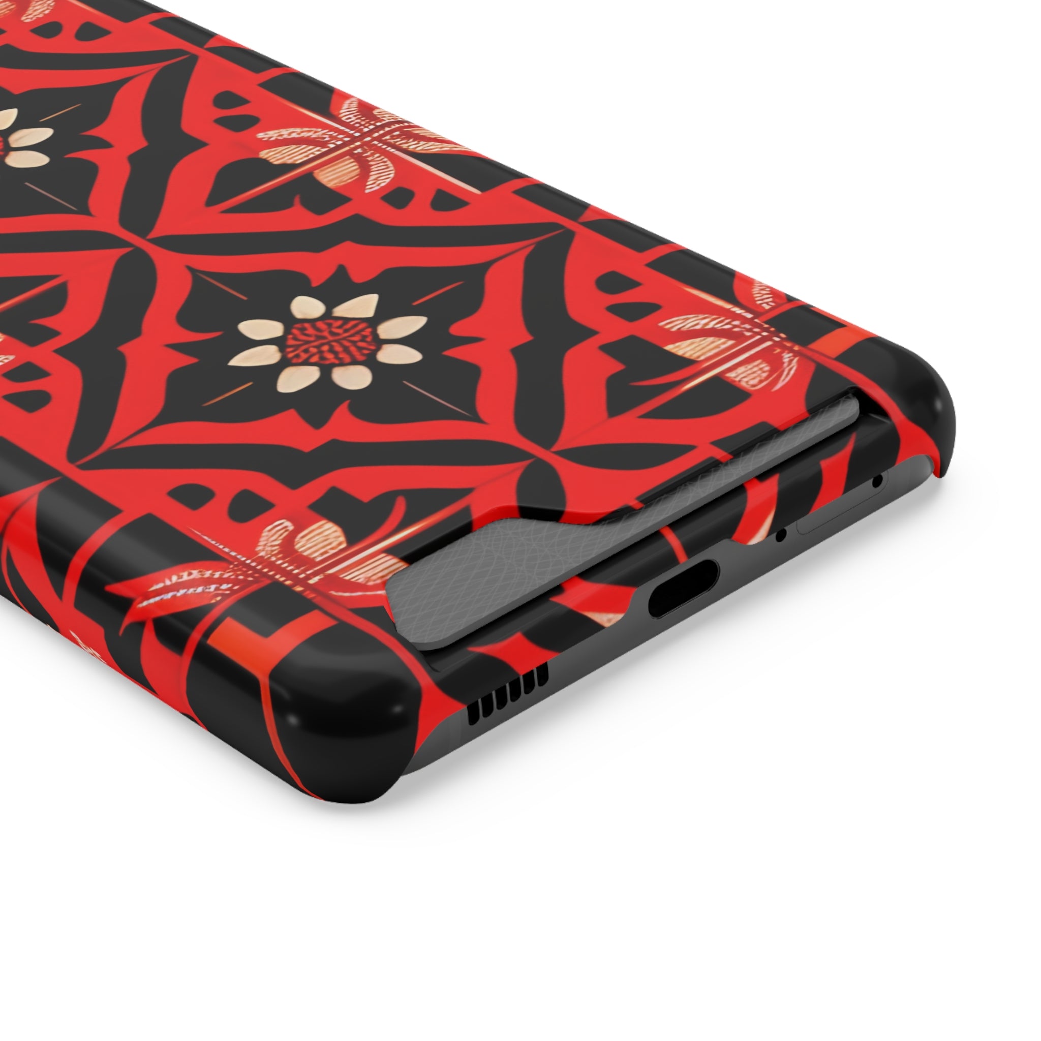 Phone Case With Card Holder ( Indonesian Style I801)