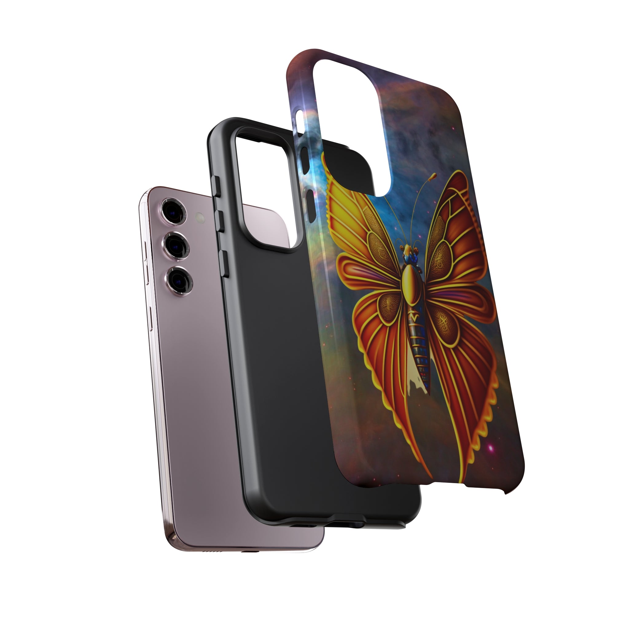 Butterfly on Space Tough Case