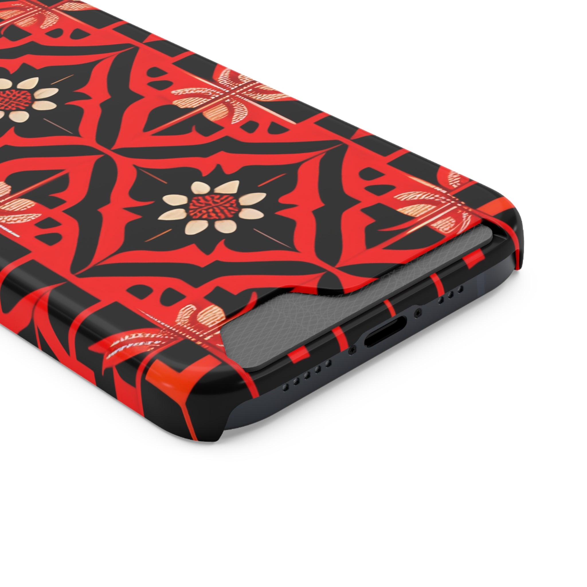 Phone Case With Card Holder ( Indonesian Style I801)