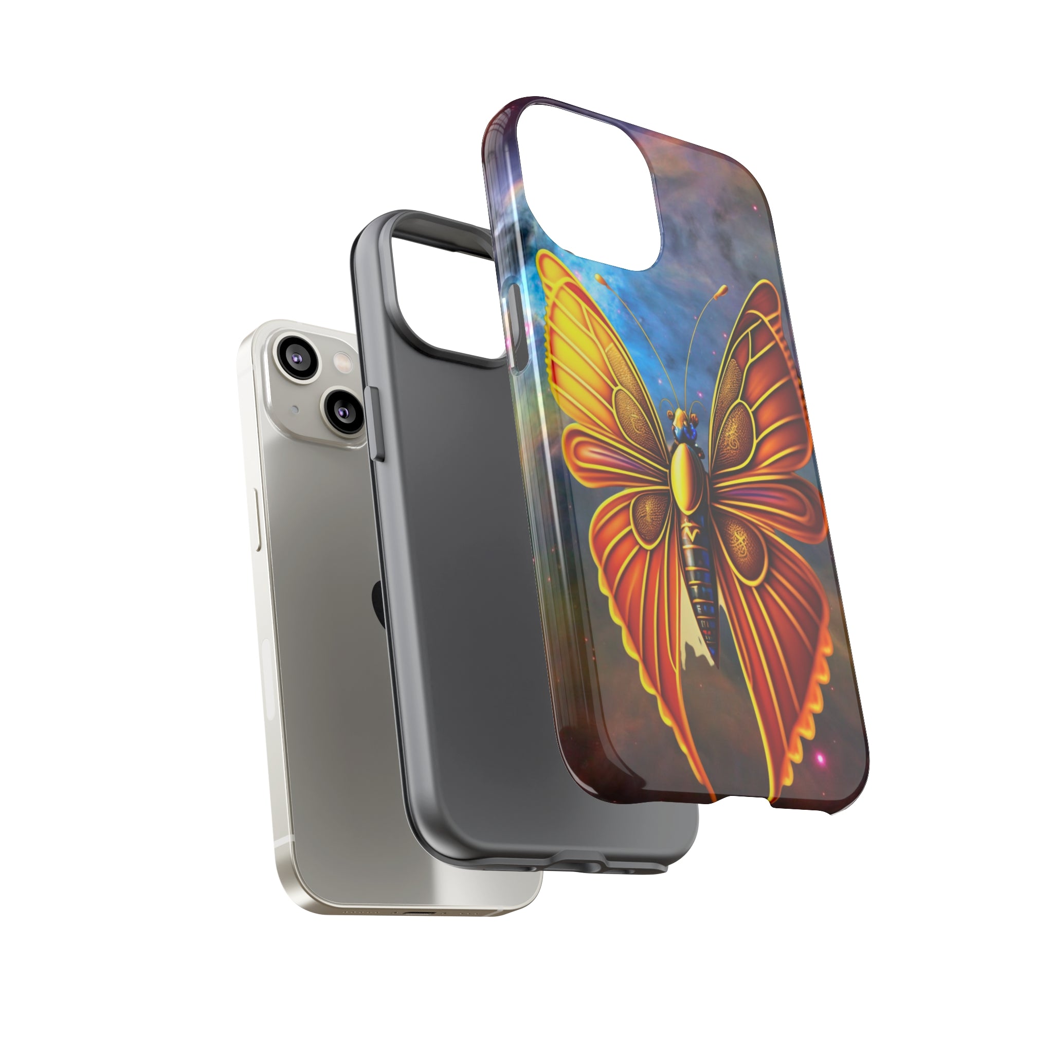 Butterfly on Space Tough Case
