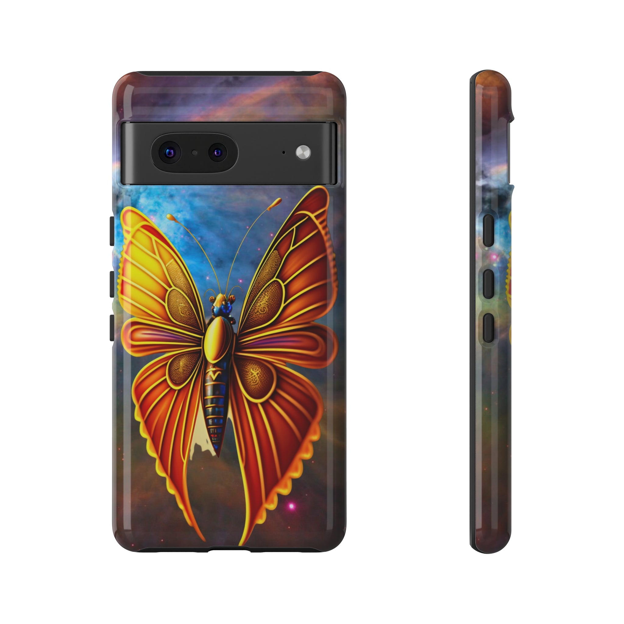 Butterfly on Space Tough Case
