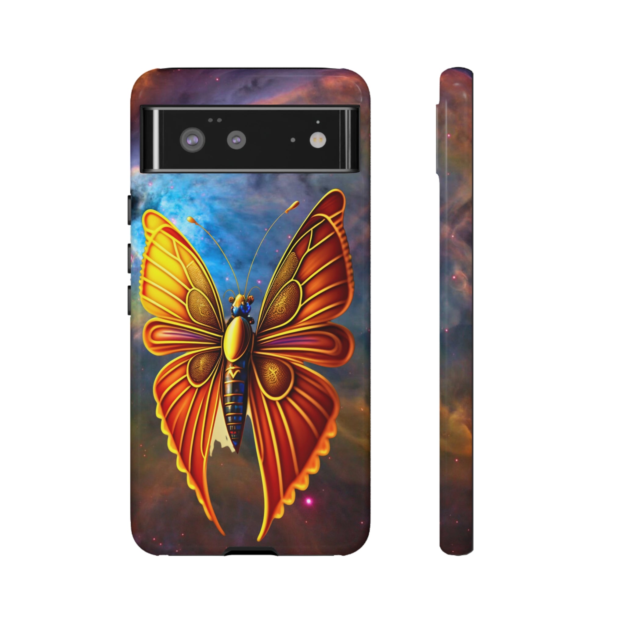Butterfly on Space Tough Case