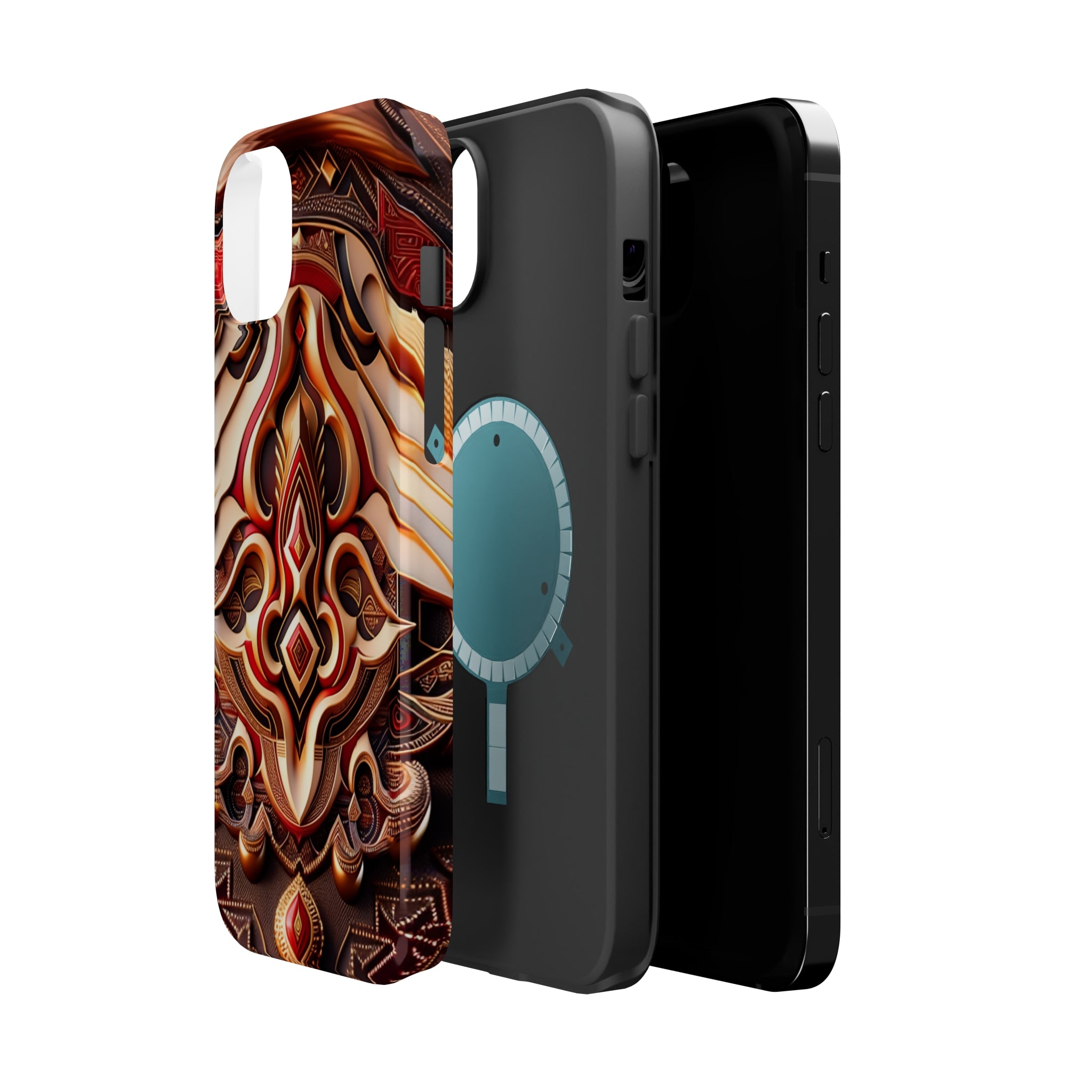 Desert  geometric shapes MagSafe Tough Cases (Arabic style)