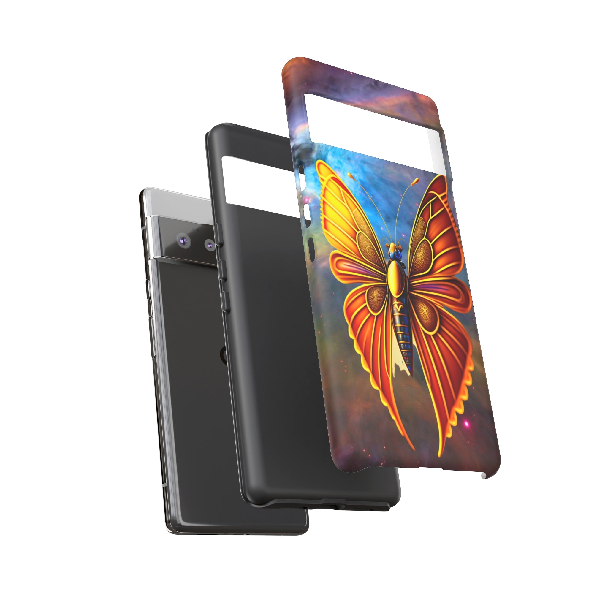 Butterfly on Space Tough Case