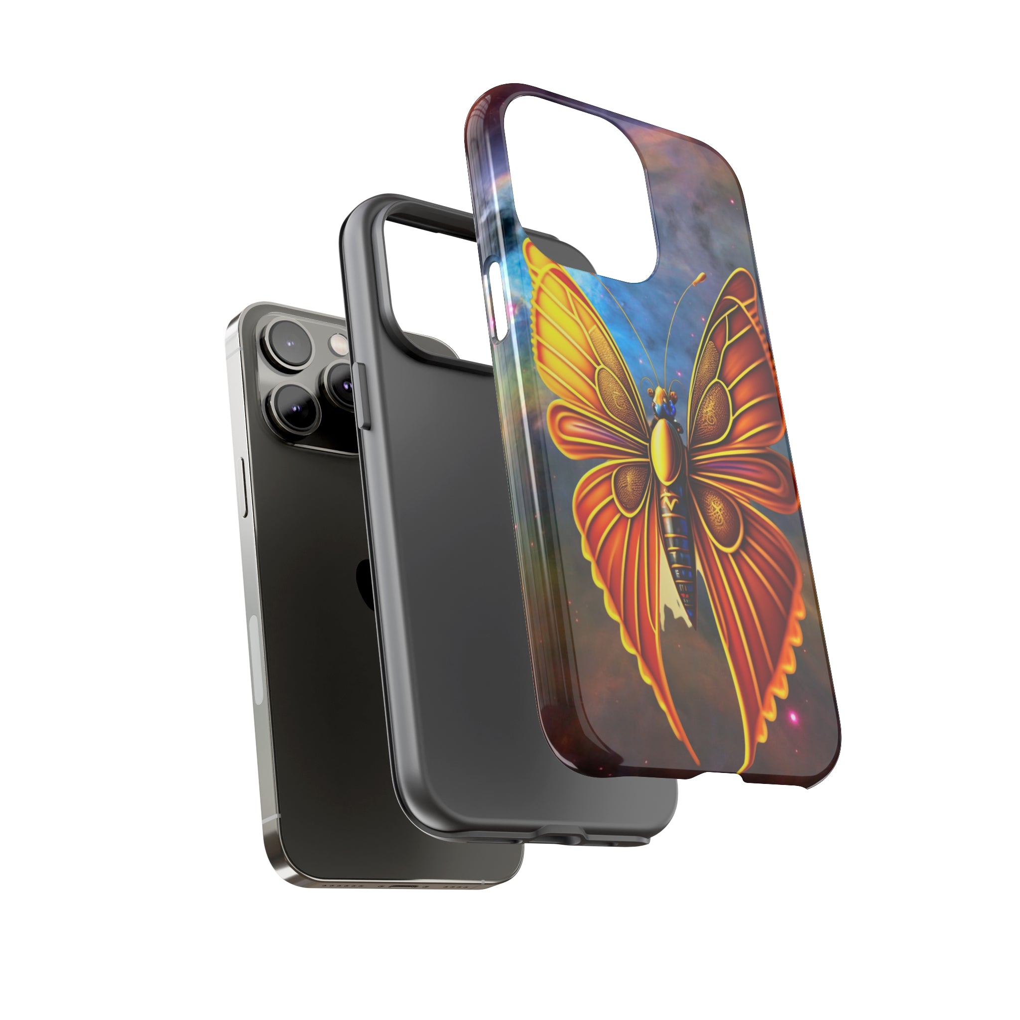 Butterfly on Space Tough Case