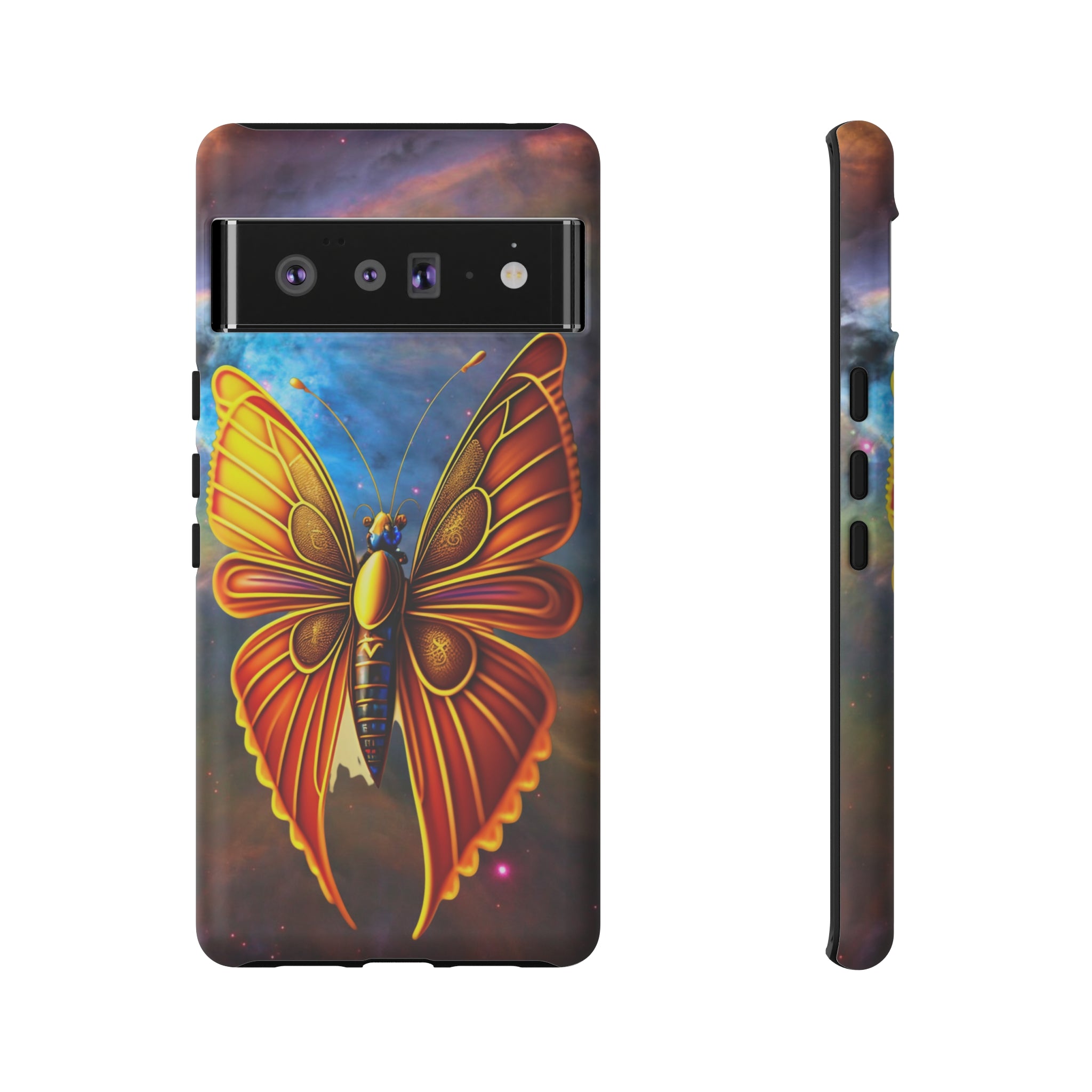 Butterfly on Space Tough Case