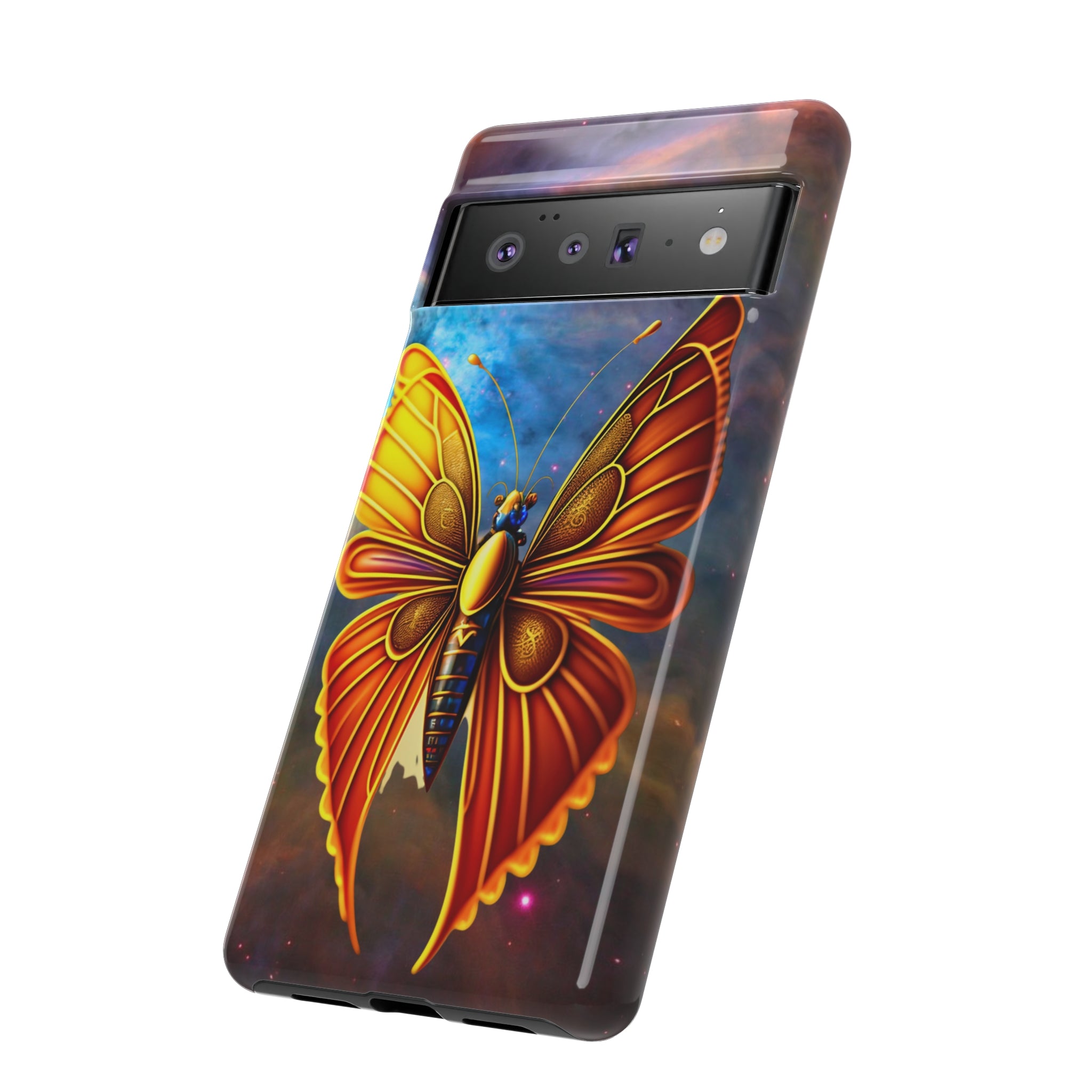 Butterfly on Space Tough Case
