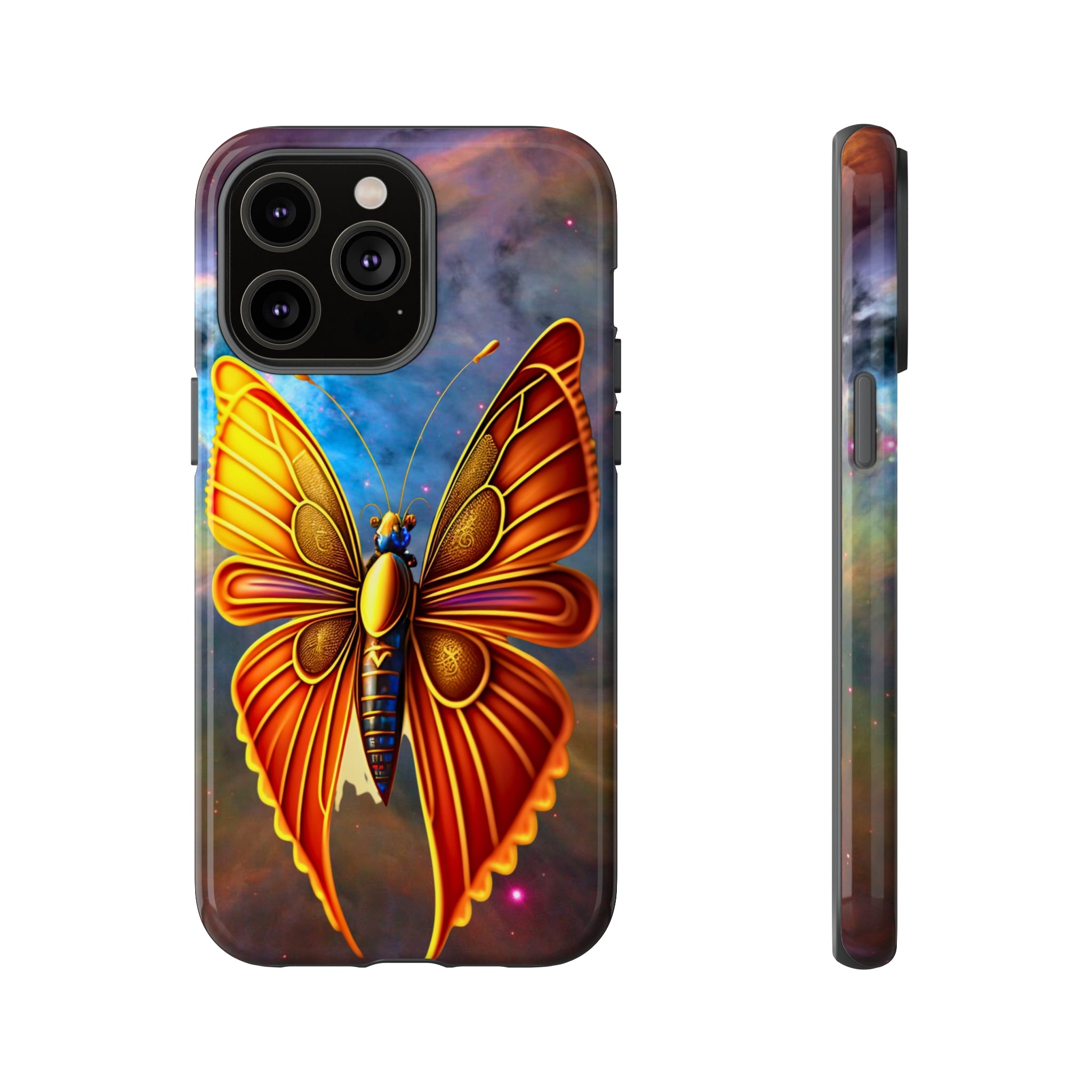 Butterfly on Space Tough Case