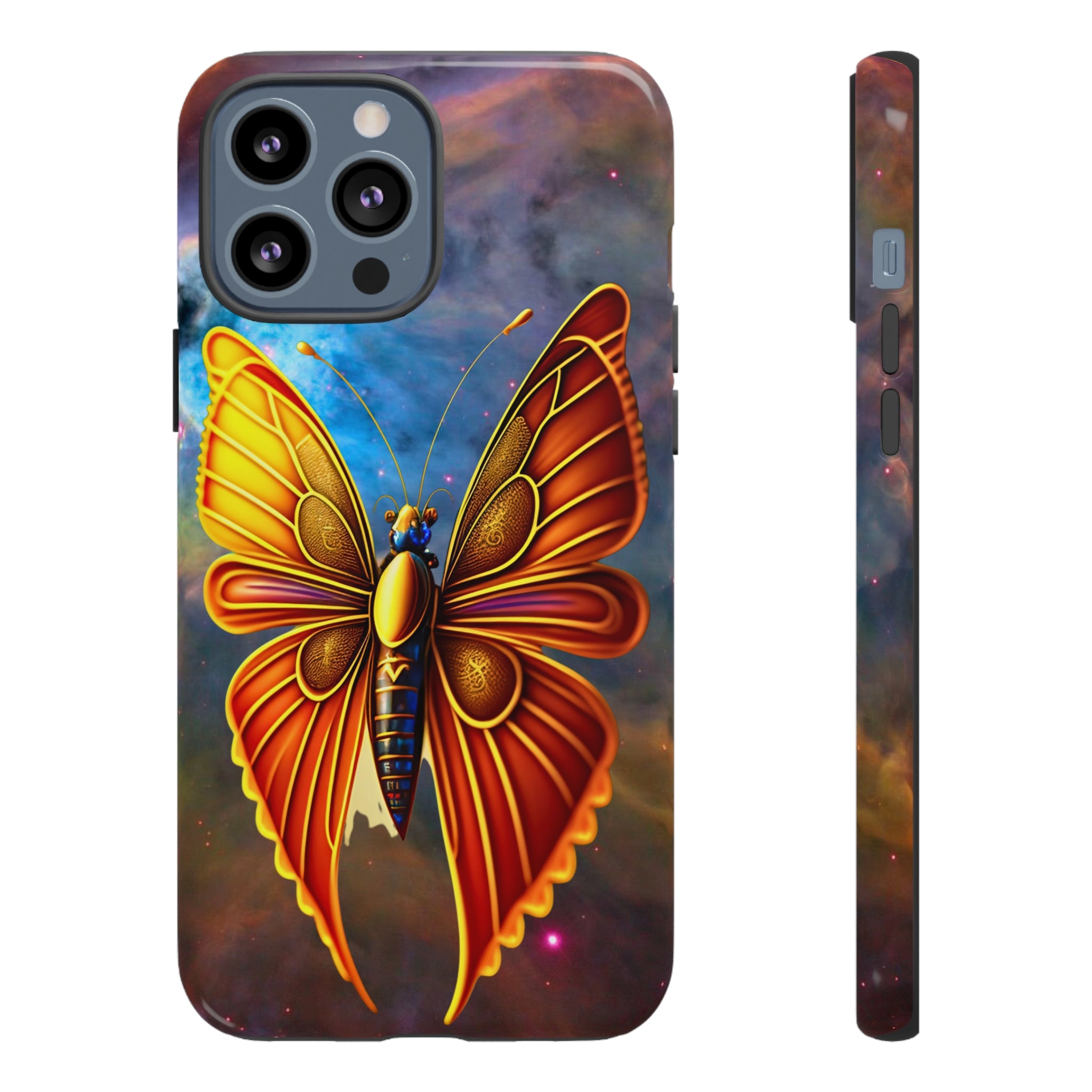 Butterfly on Space Tough Case
