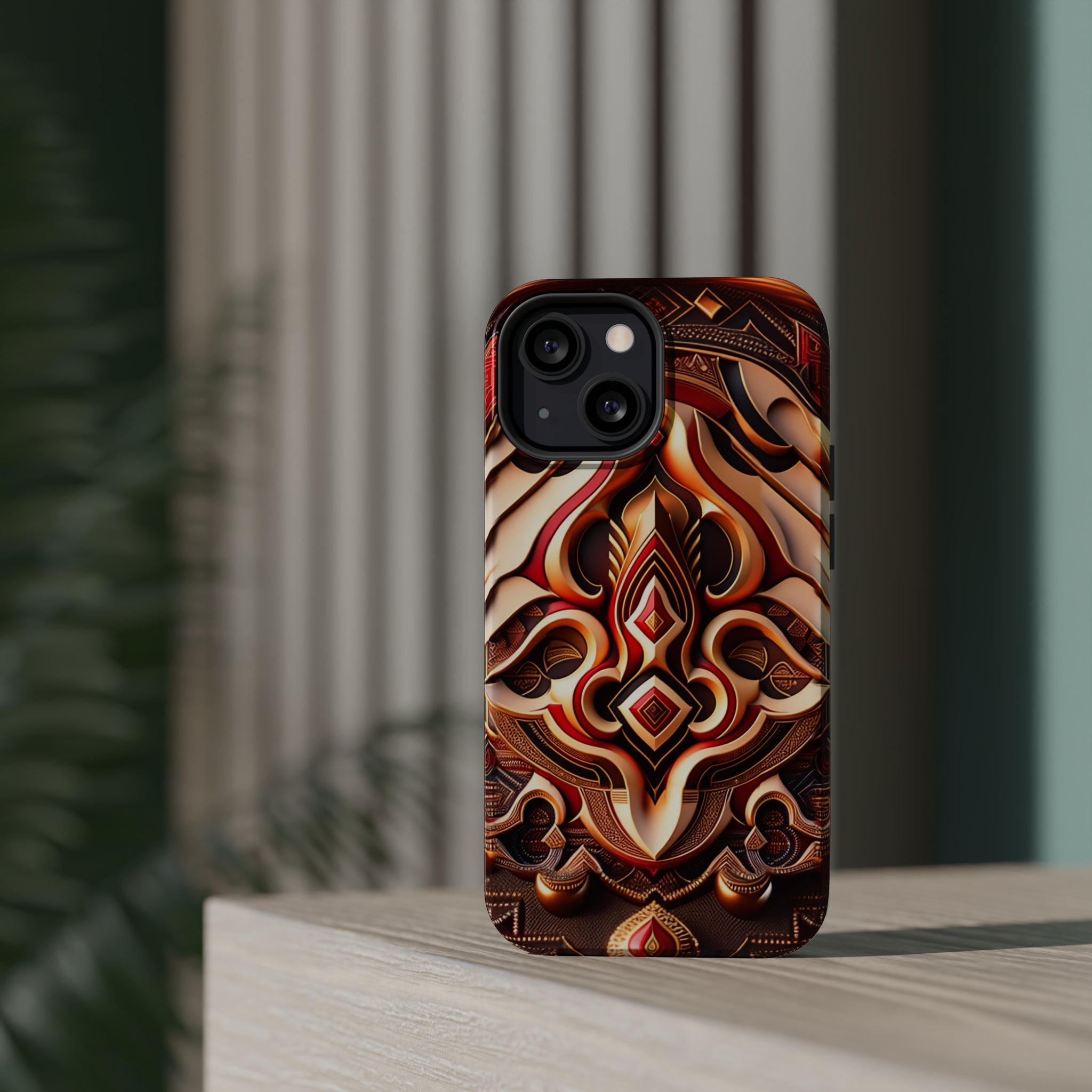 Desert  geometric shapes MagSafe Tough Cases (Arabic style)