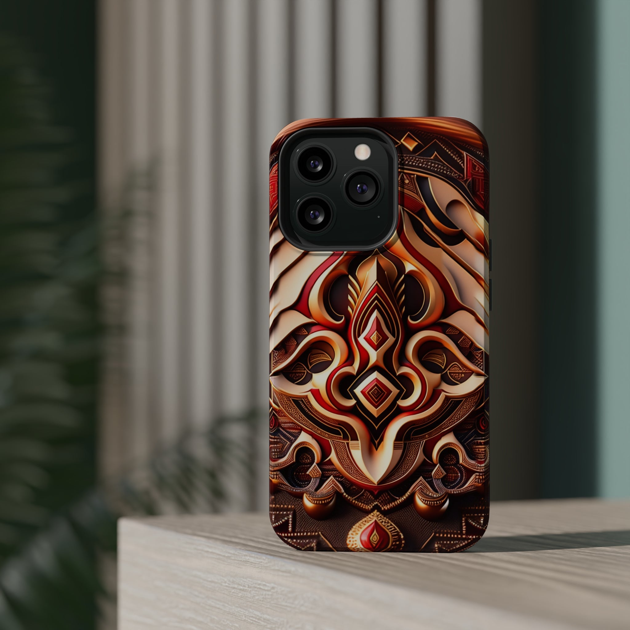 Desert  geometric shapes MagSafe Tough Cases (Arabic style)