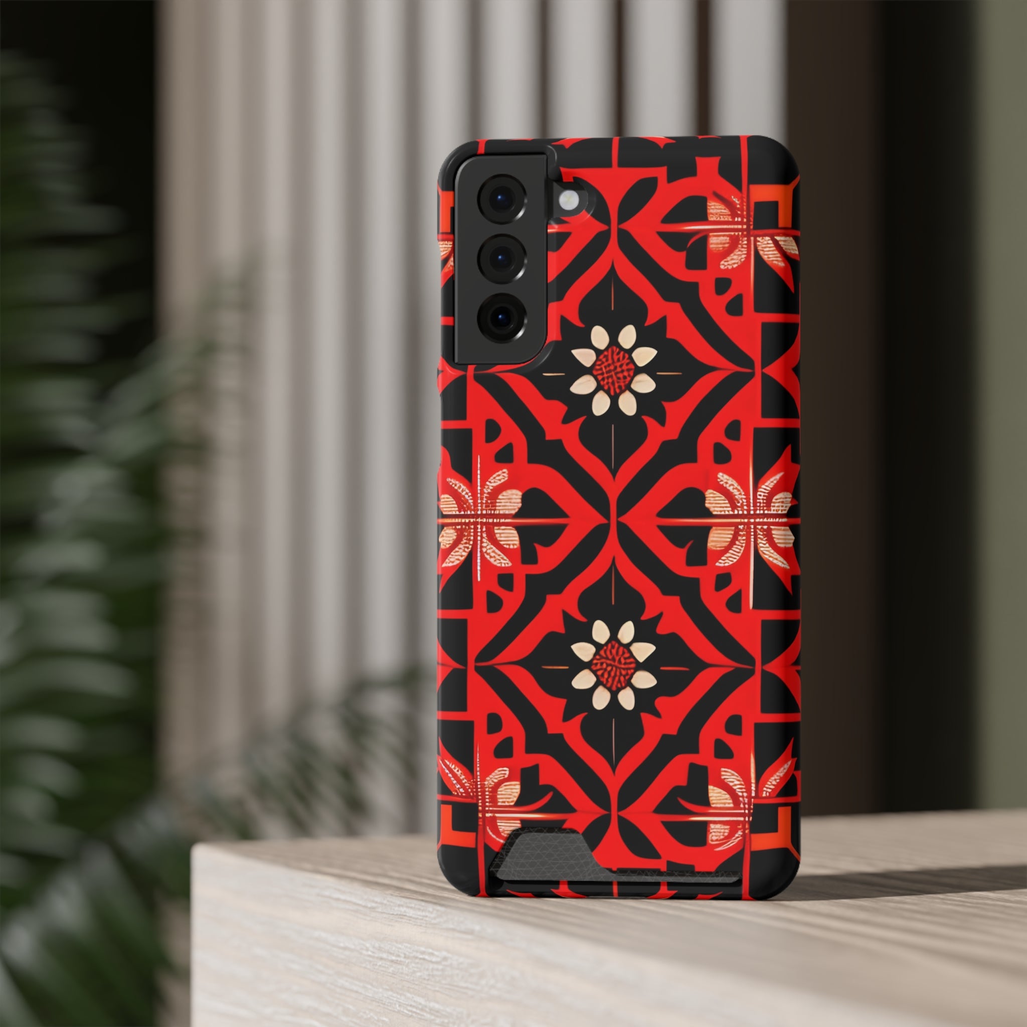 Phone Case With Card Holder ( Indonesian Style I801)