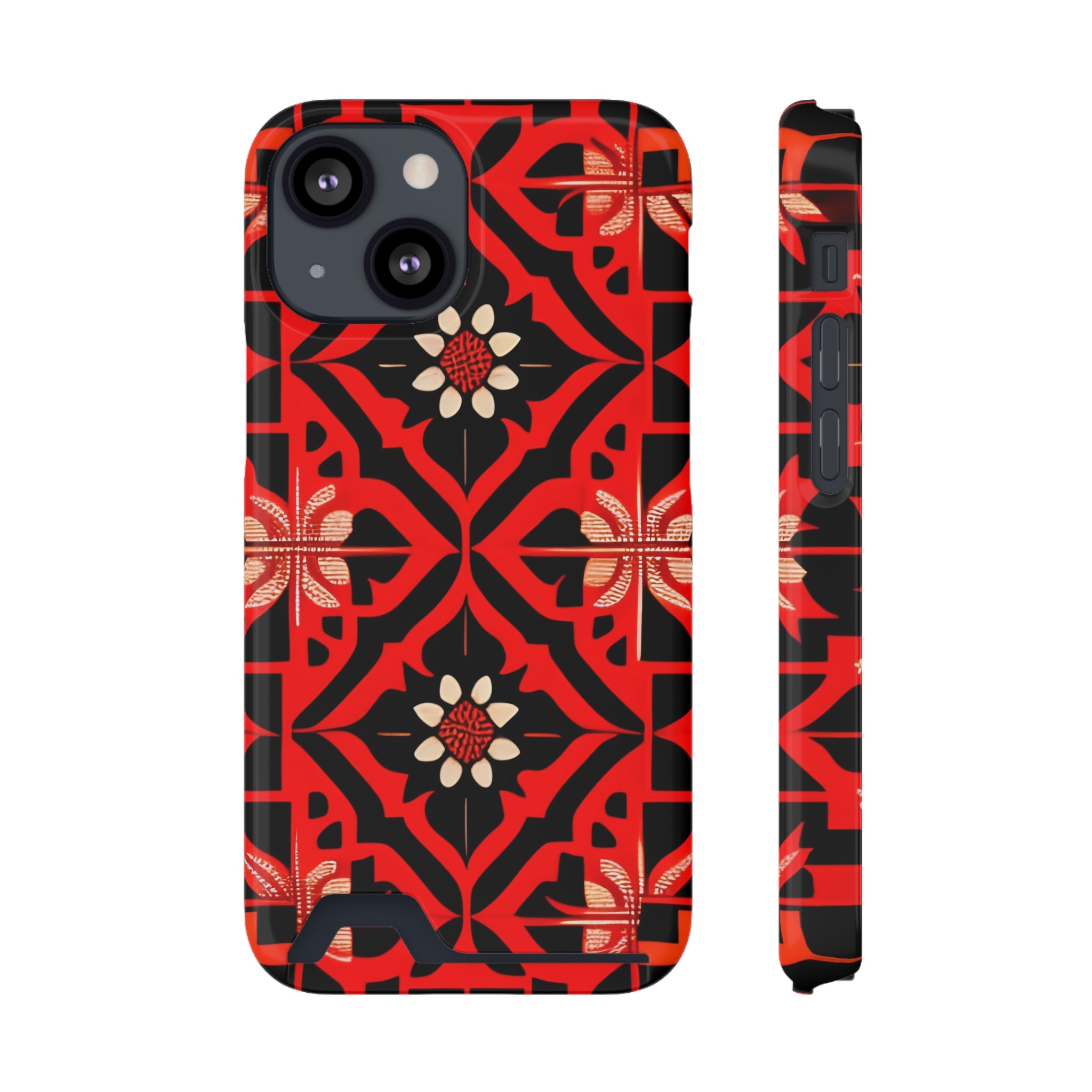 Phone Case With Card Holder ( Indonesian Style I801)