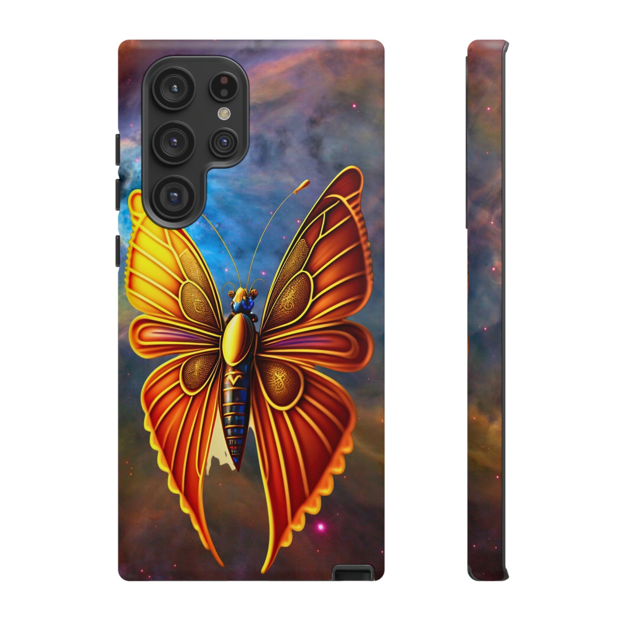 Butterfly on Space Tough Case