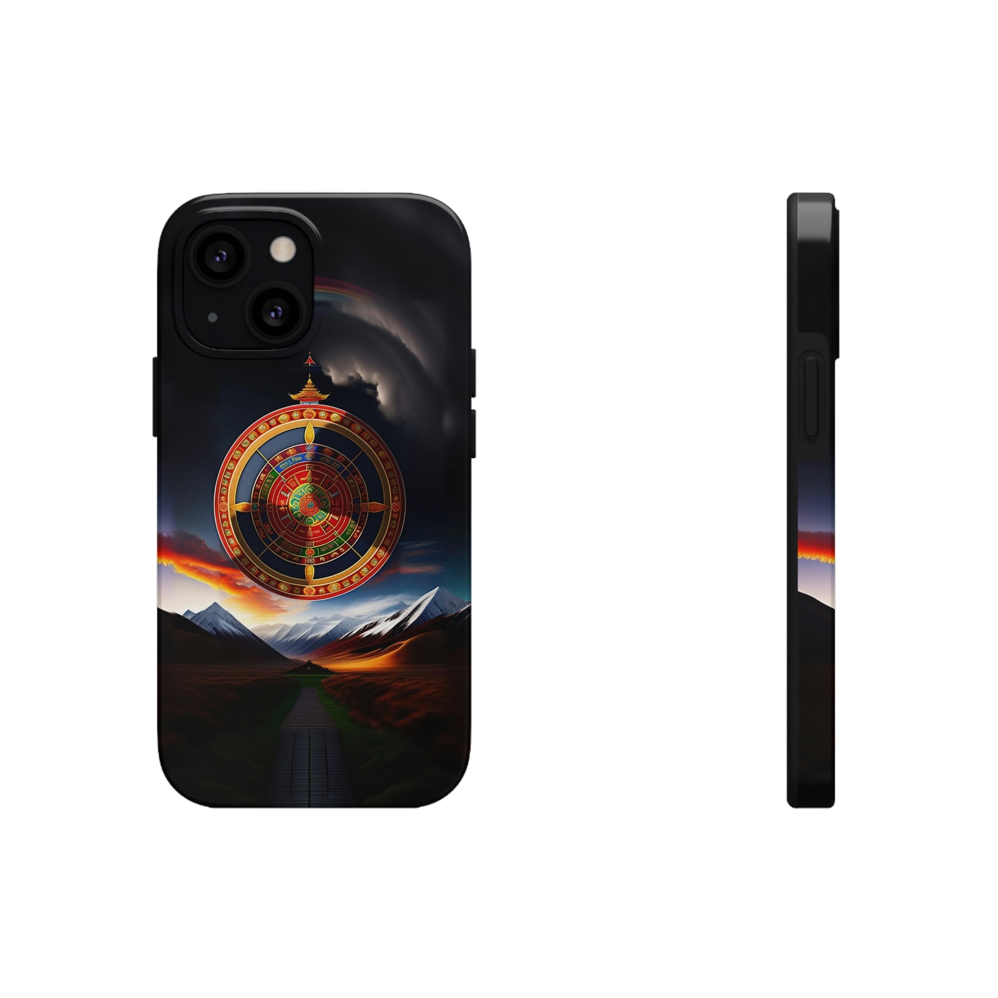 Wheel of Life Tough Phone Cases