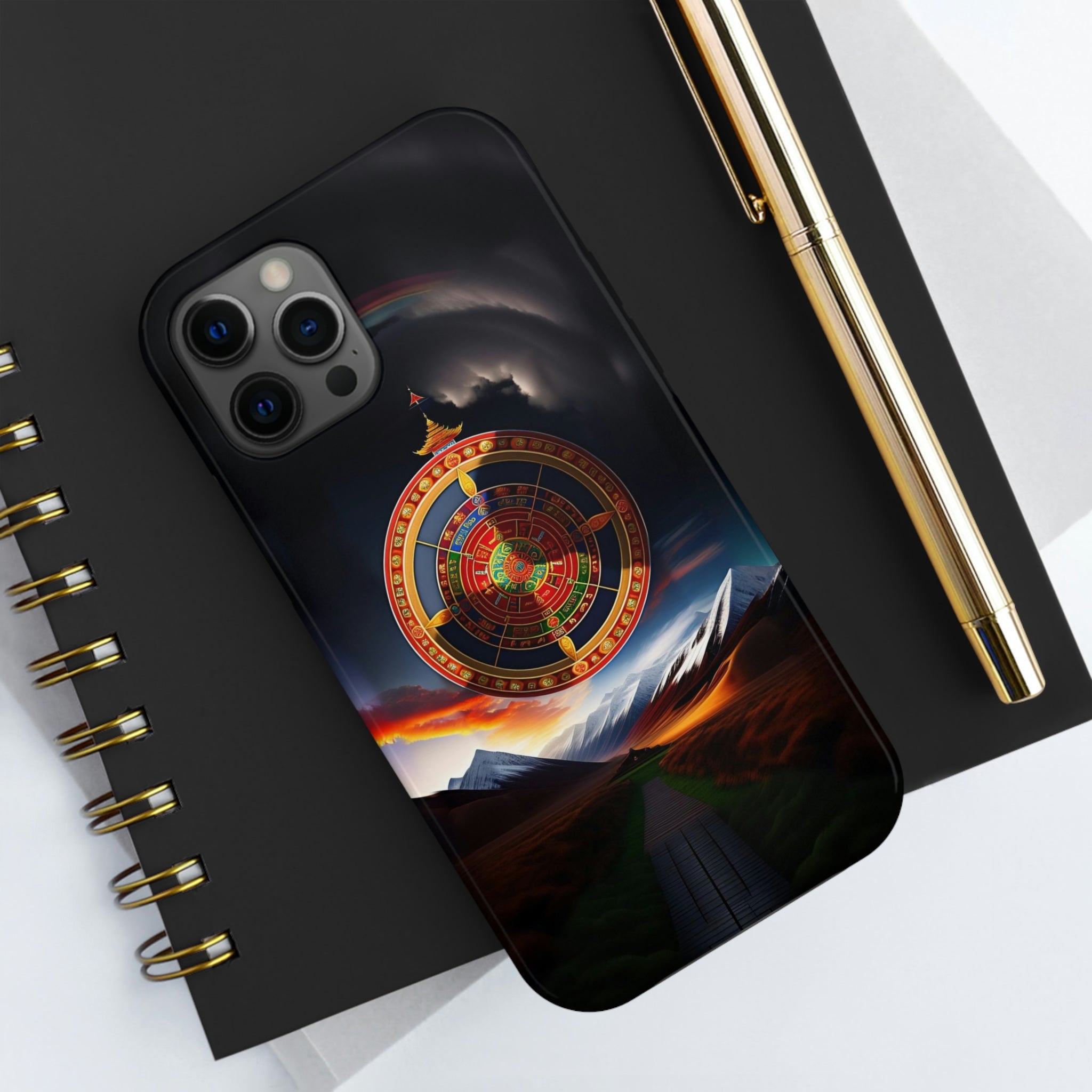 Wheel of Life Tough Phone Cases