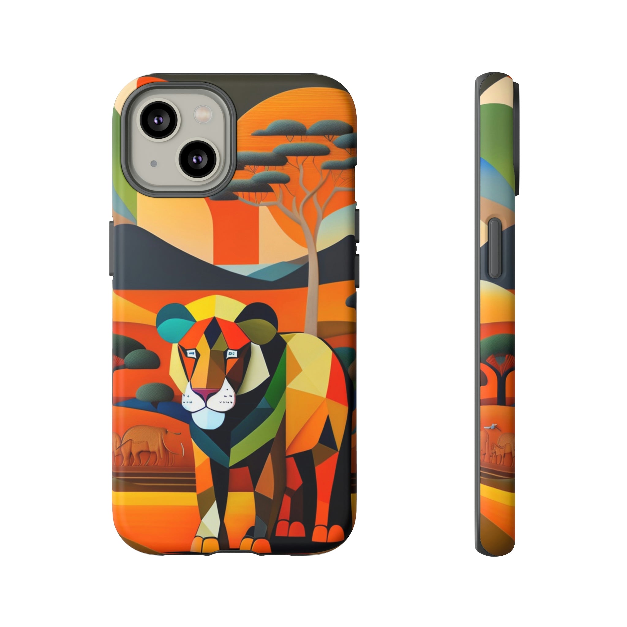 African Hungry Lion