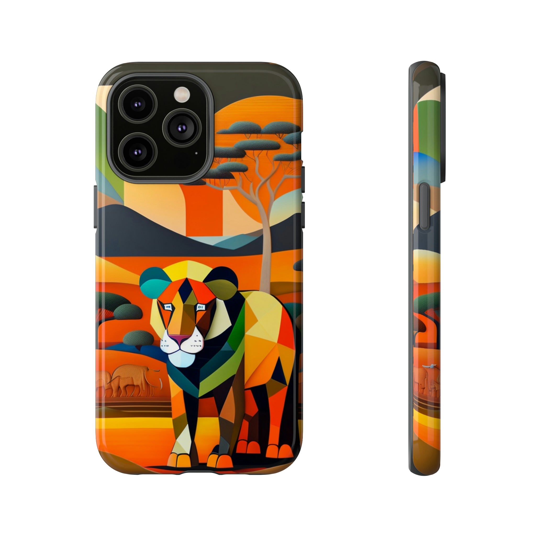 African Hungry Lion