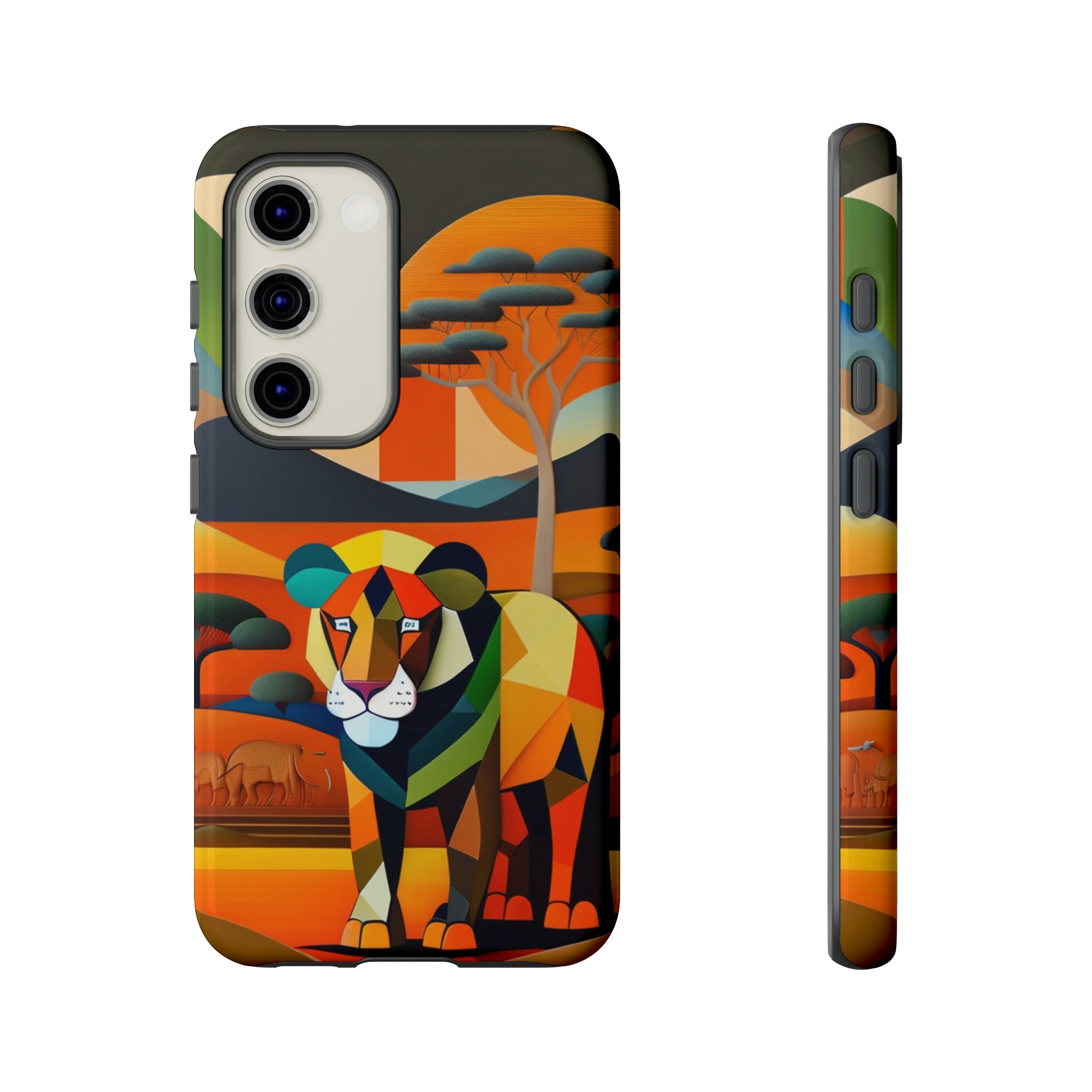 African Hungry Lion