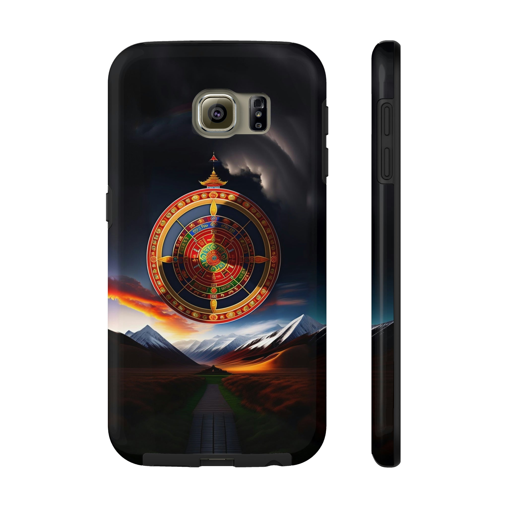 Wheel of Life Tough Phone Cases