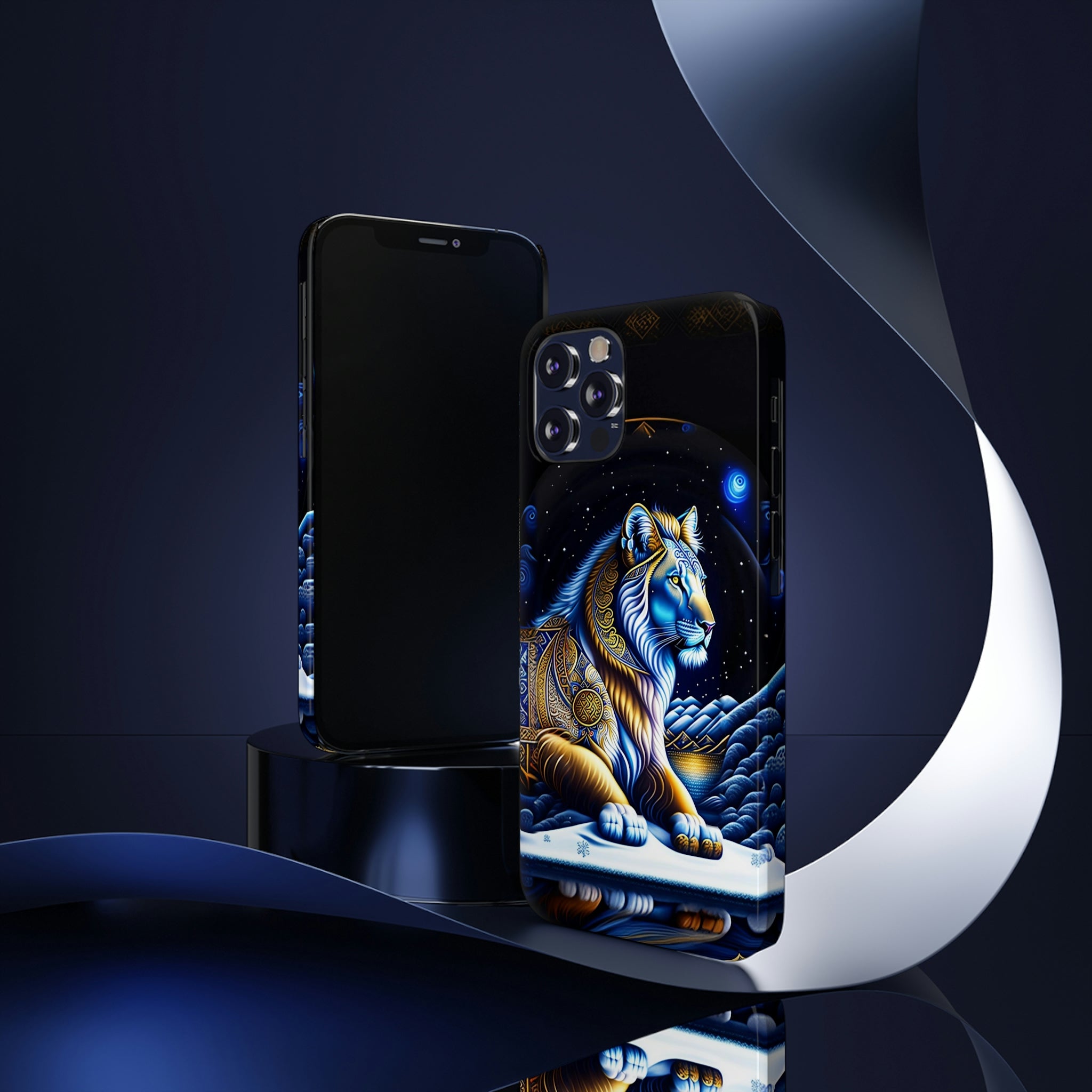 Snow Lion Barely There Phone Cases