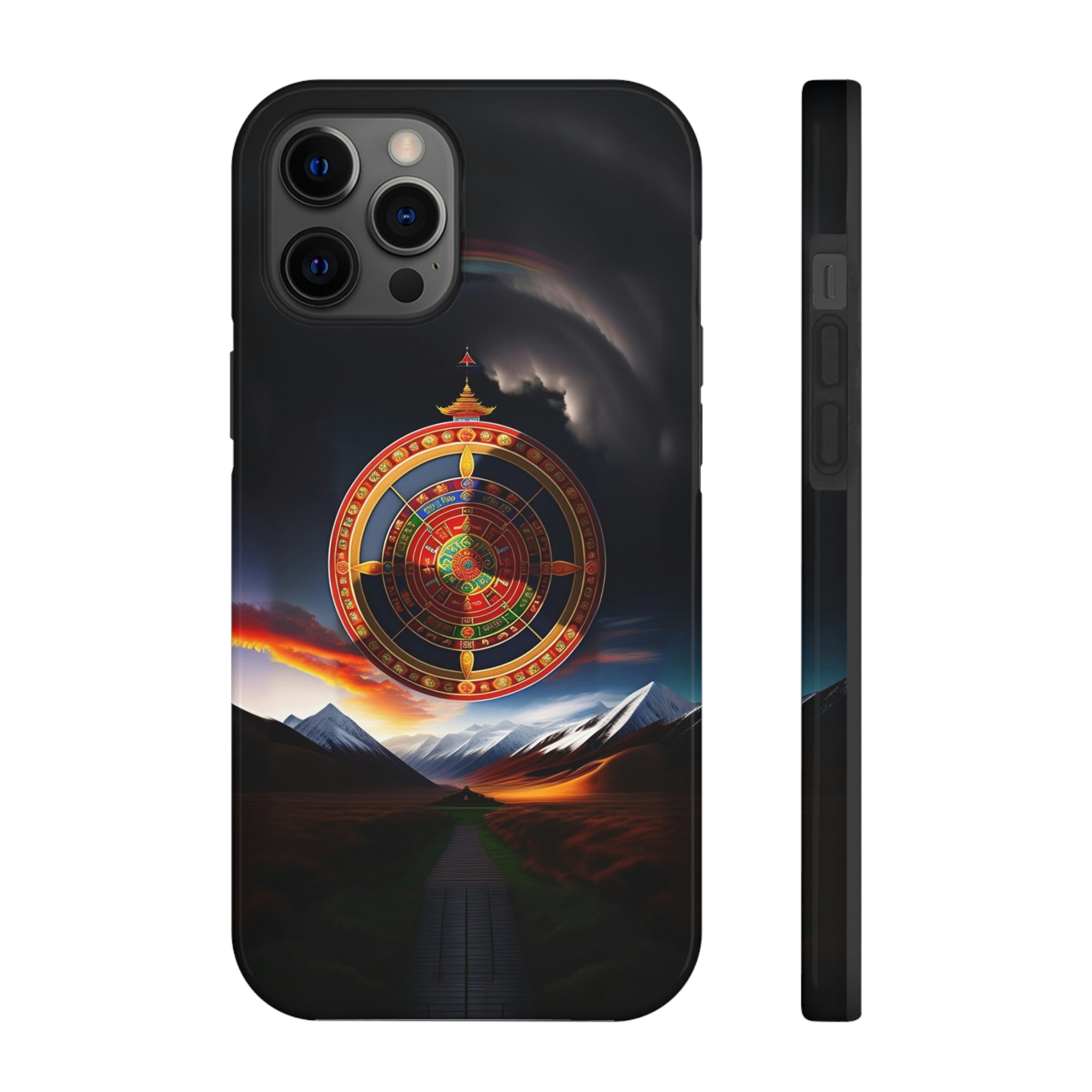 Wheel of Life Tough Phone Cases