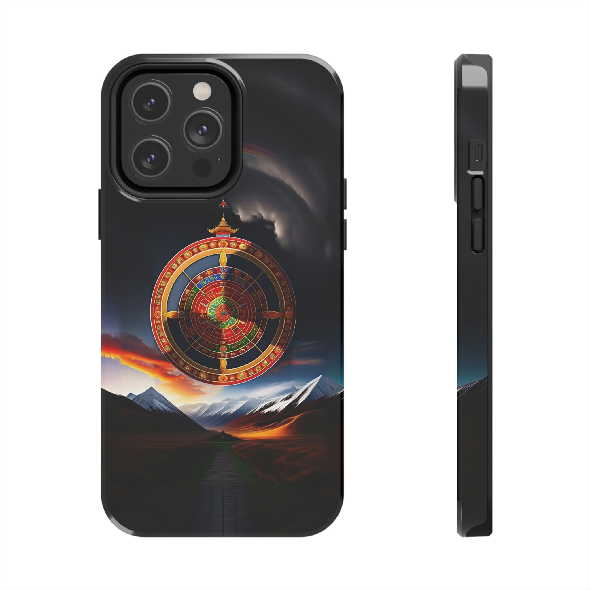 Wheel of Life Tough Phone Cases