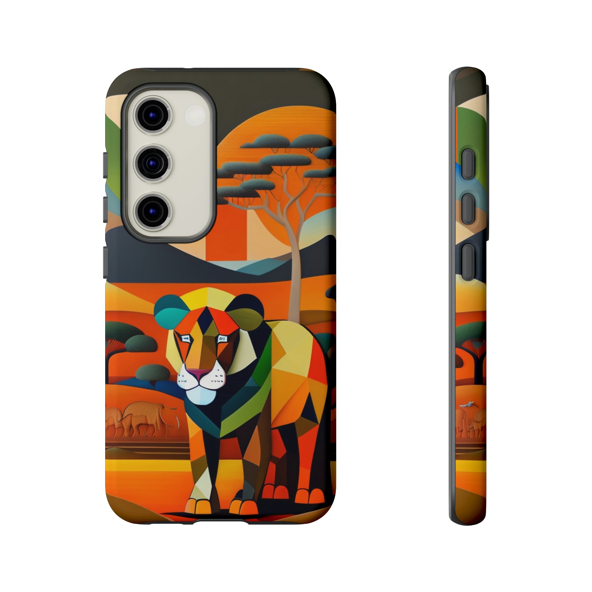 African Hungry Lion