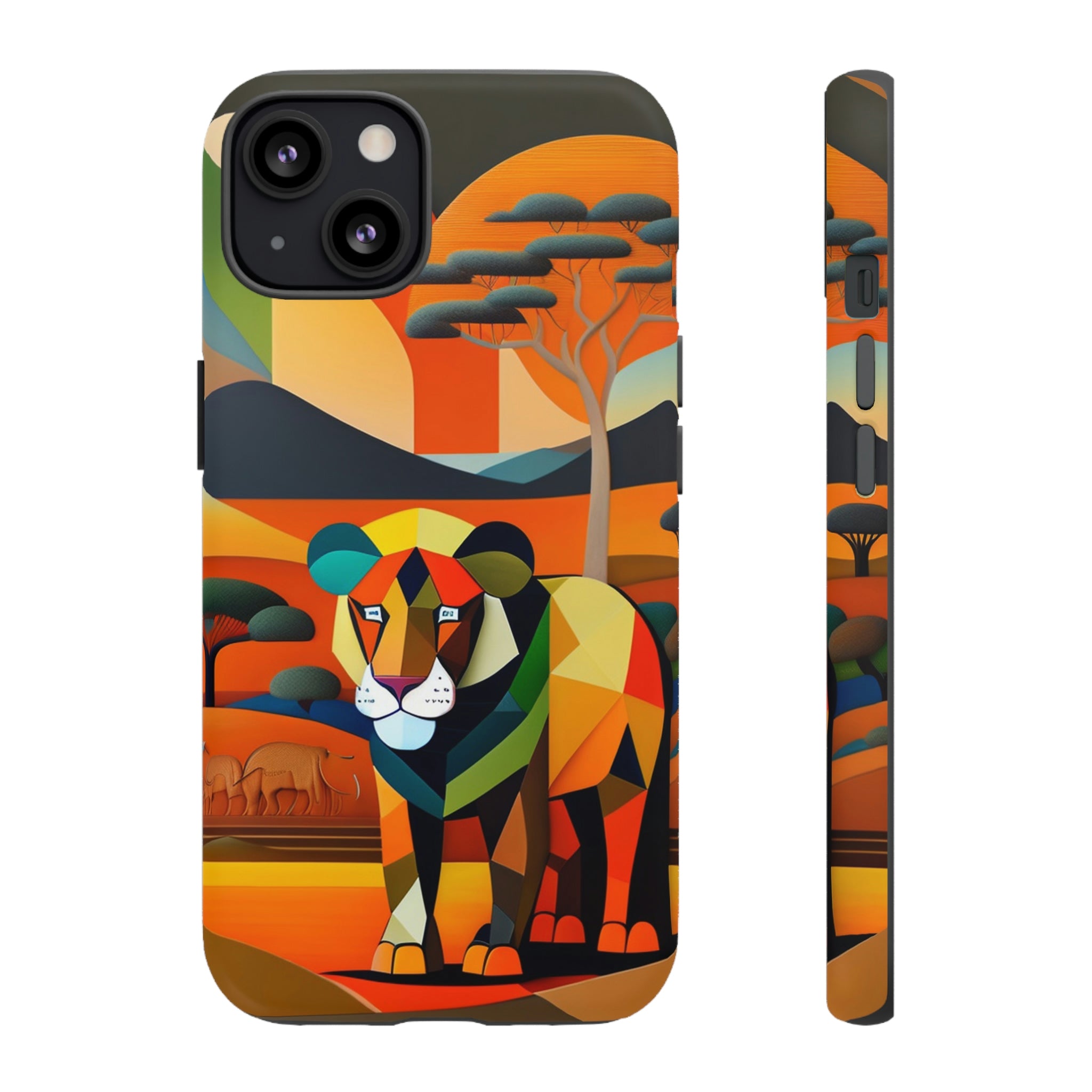 African Hungry Lion