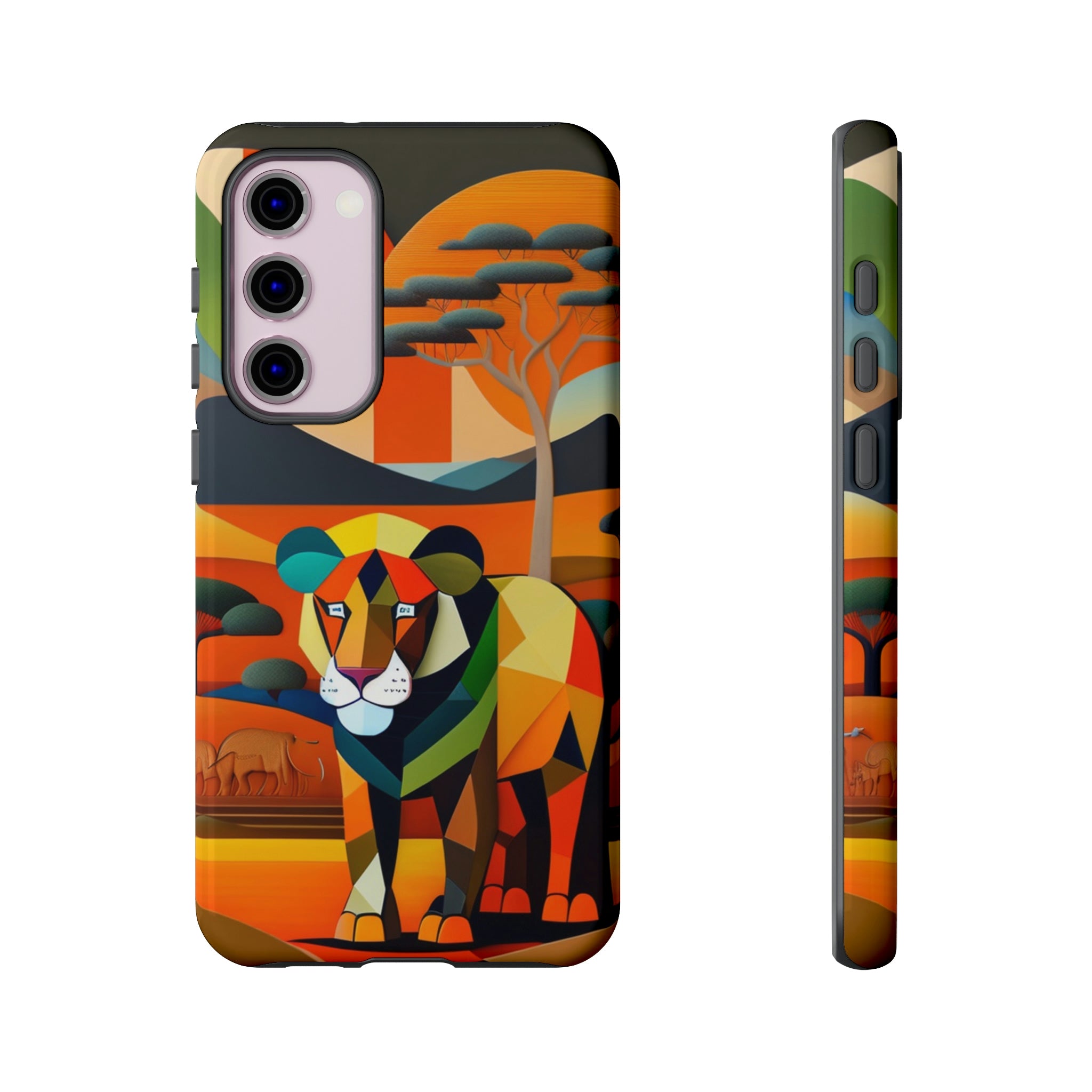 African Hungry Lion