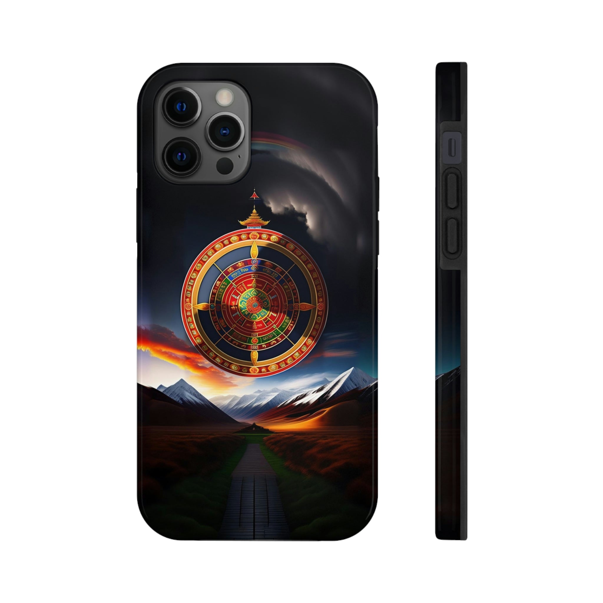 Wheel of Life Tough Phone Cases