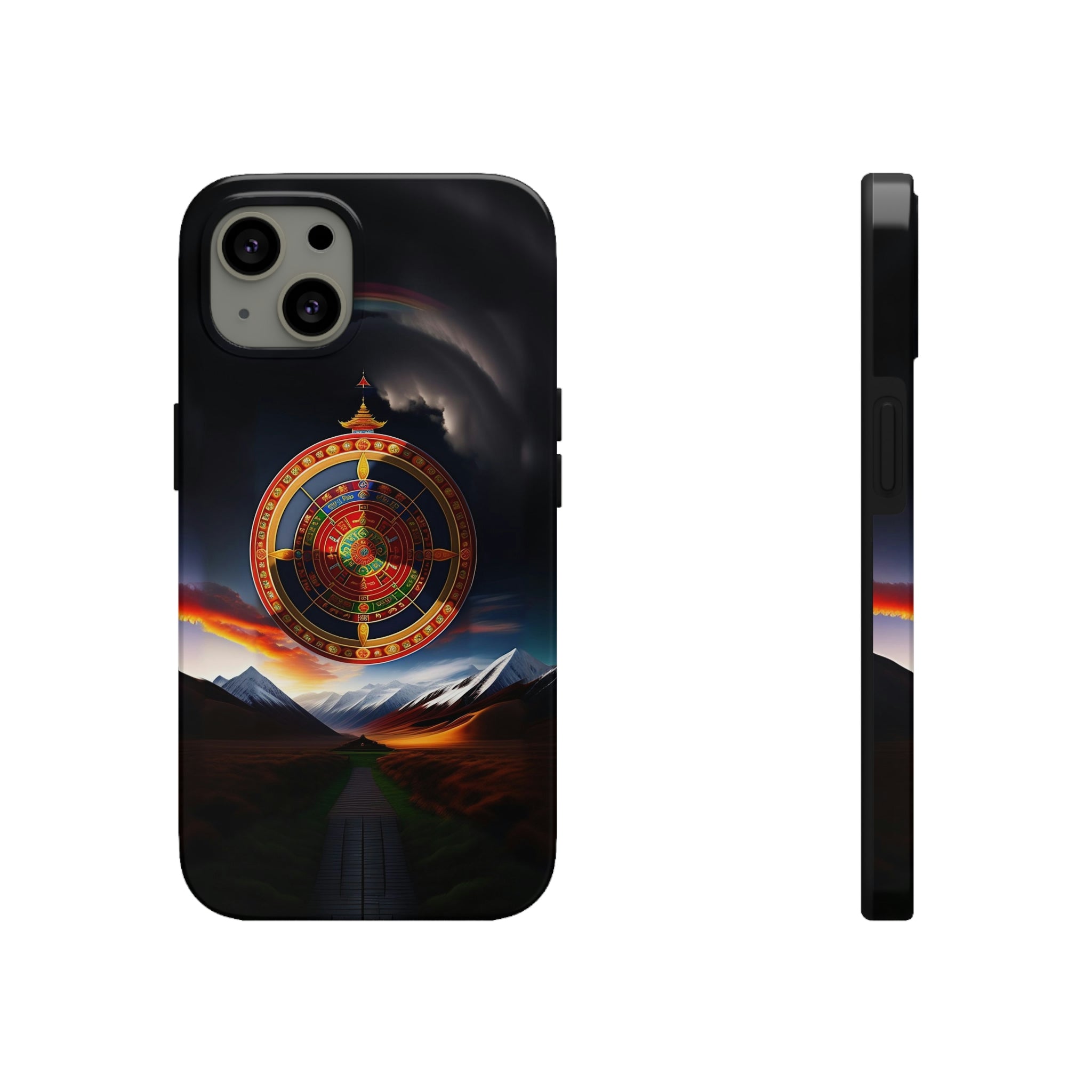 Wheel of Life Tough Phone Cases