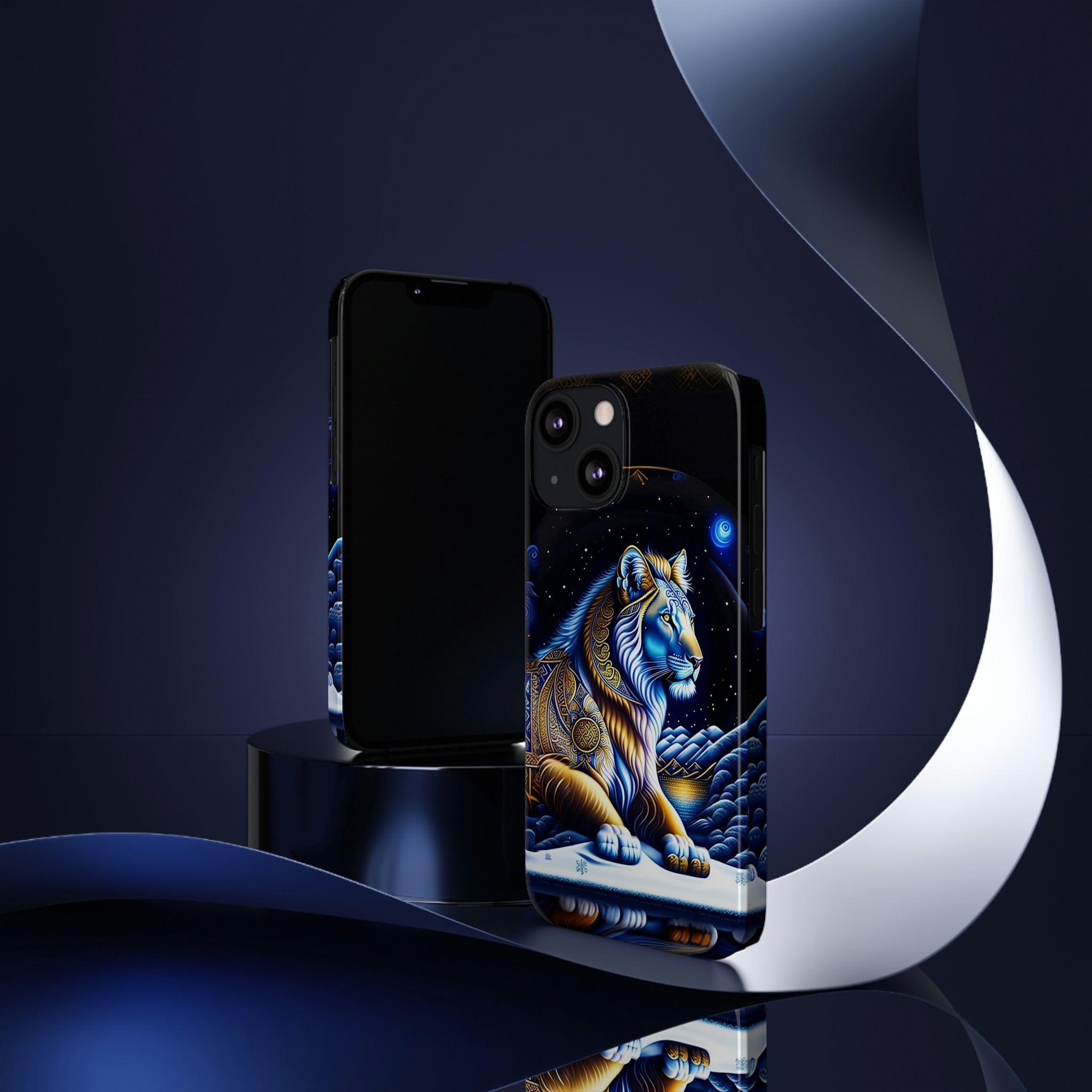 Snow Lion Barely There Phone Cases