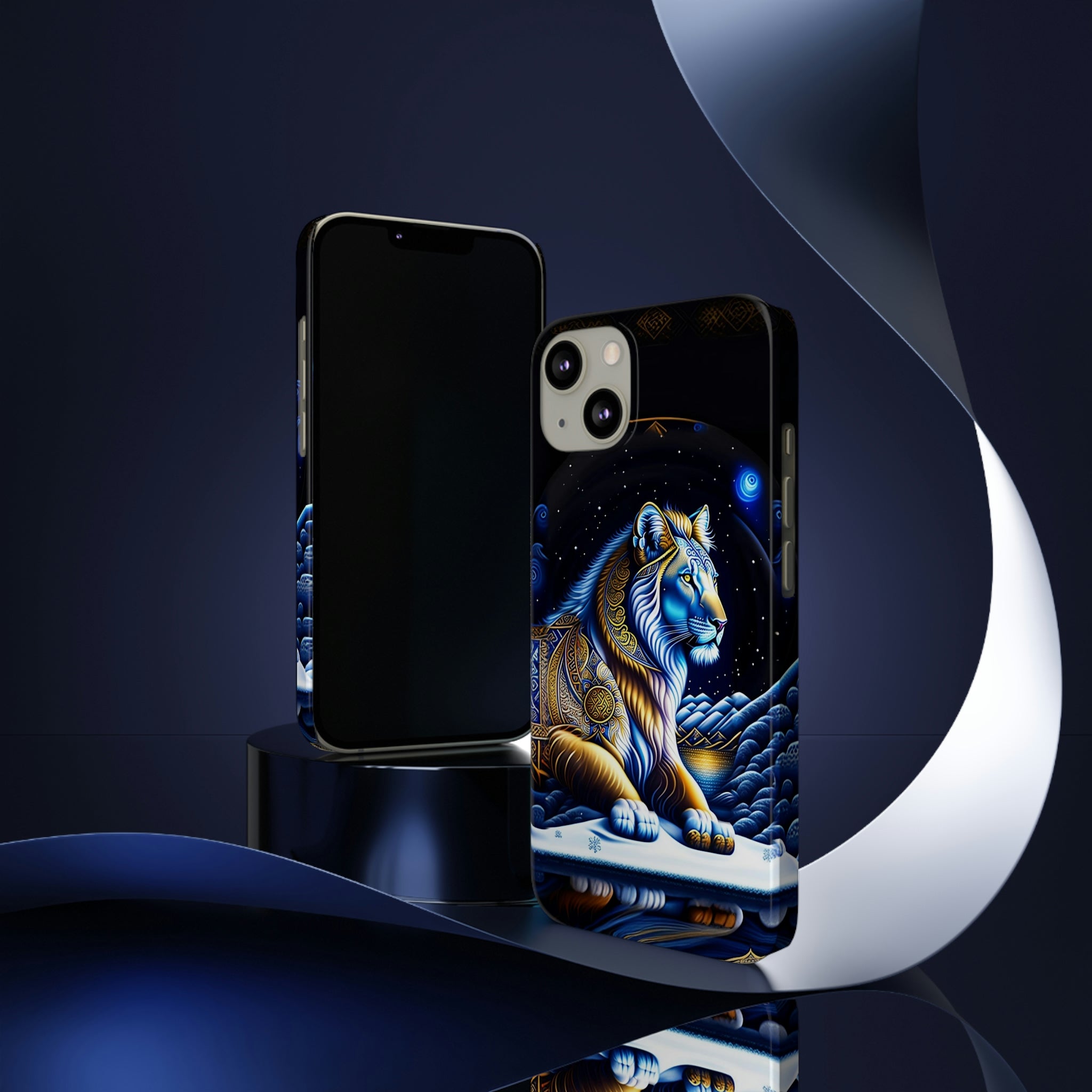 Snow Lion Barely There Phone Cases