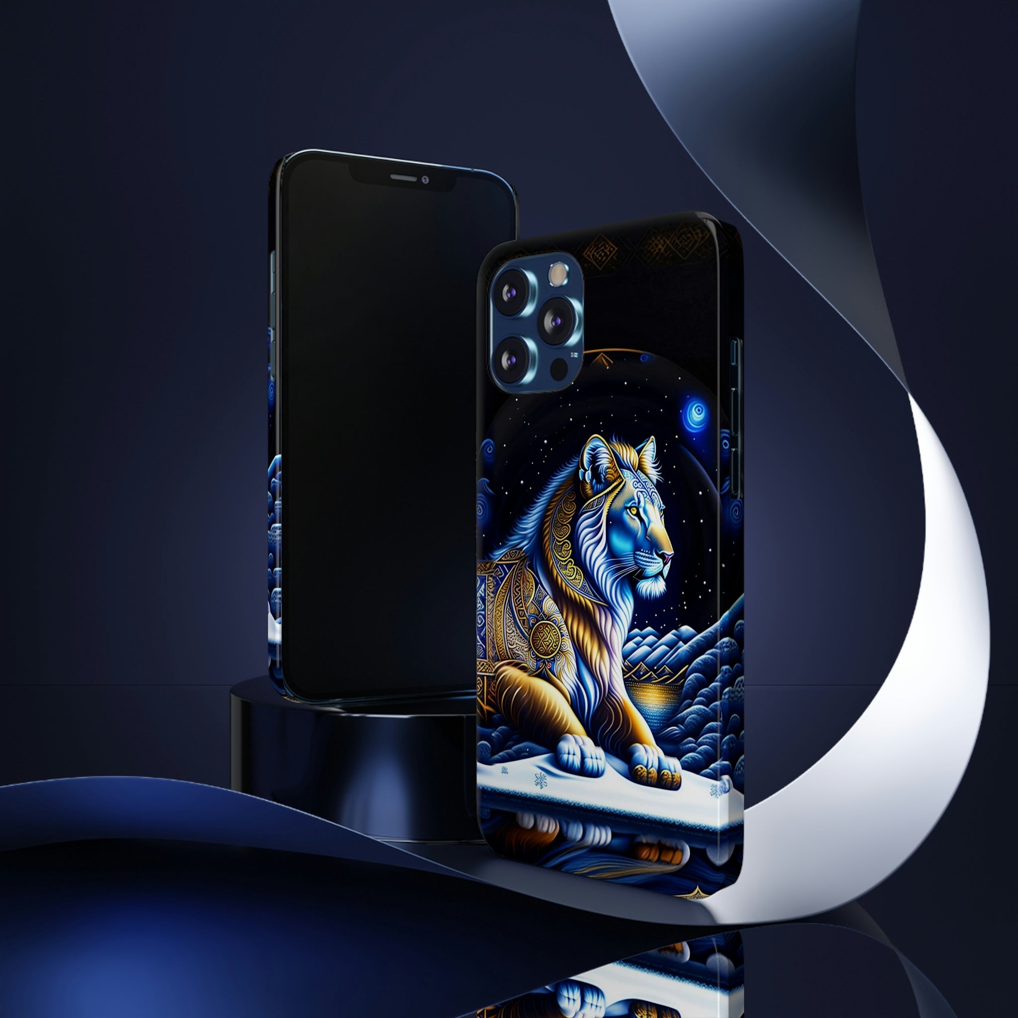 Snow Lion Barely There Phone Cases