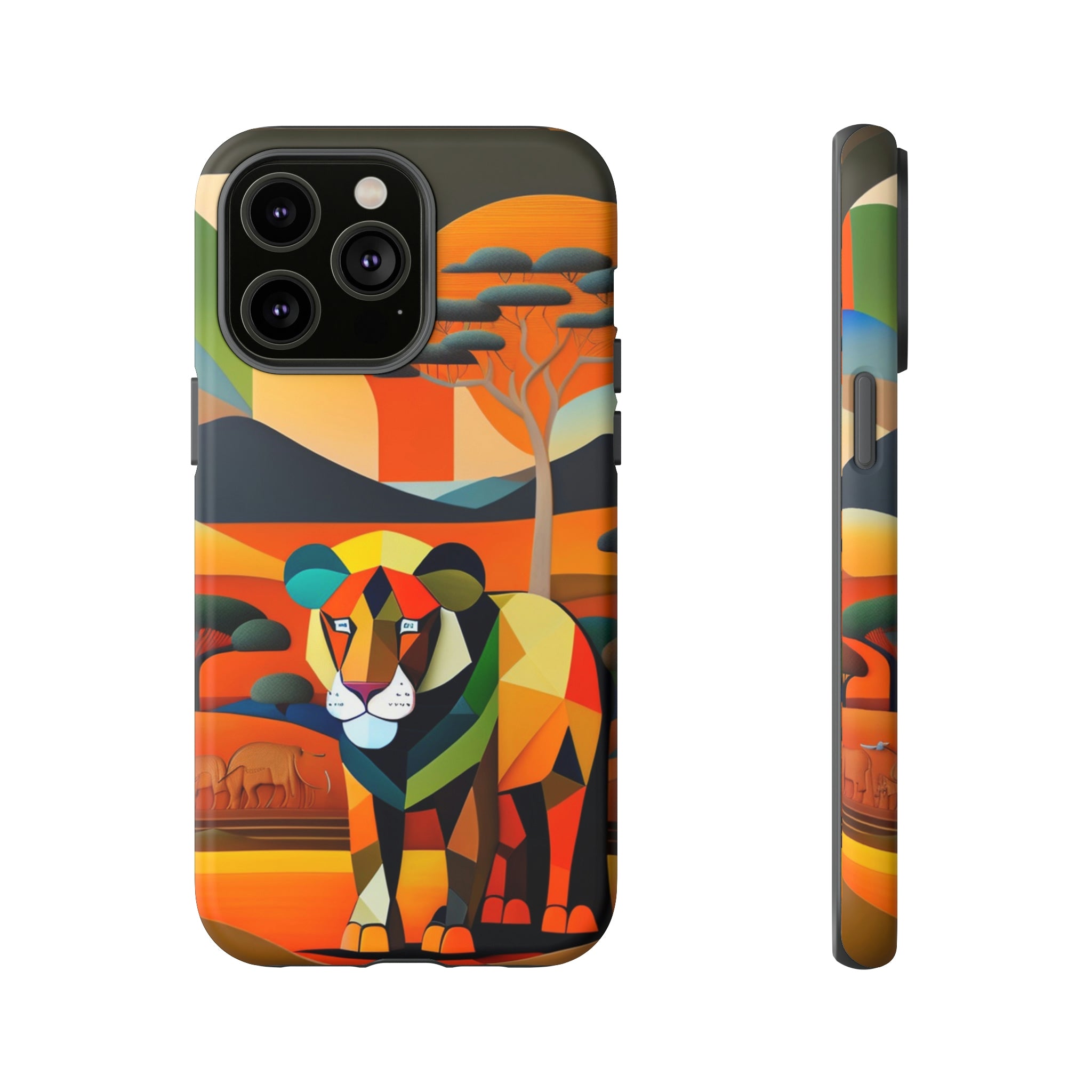 African Hungry Lion