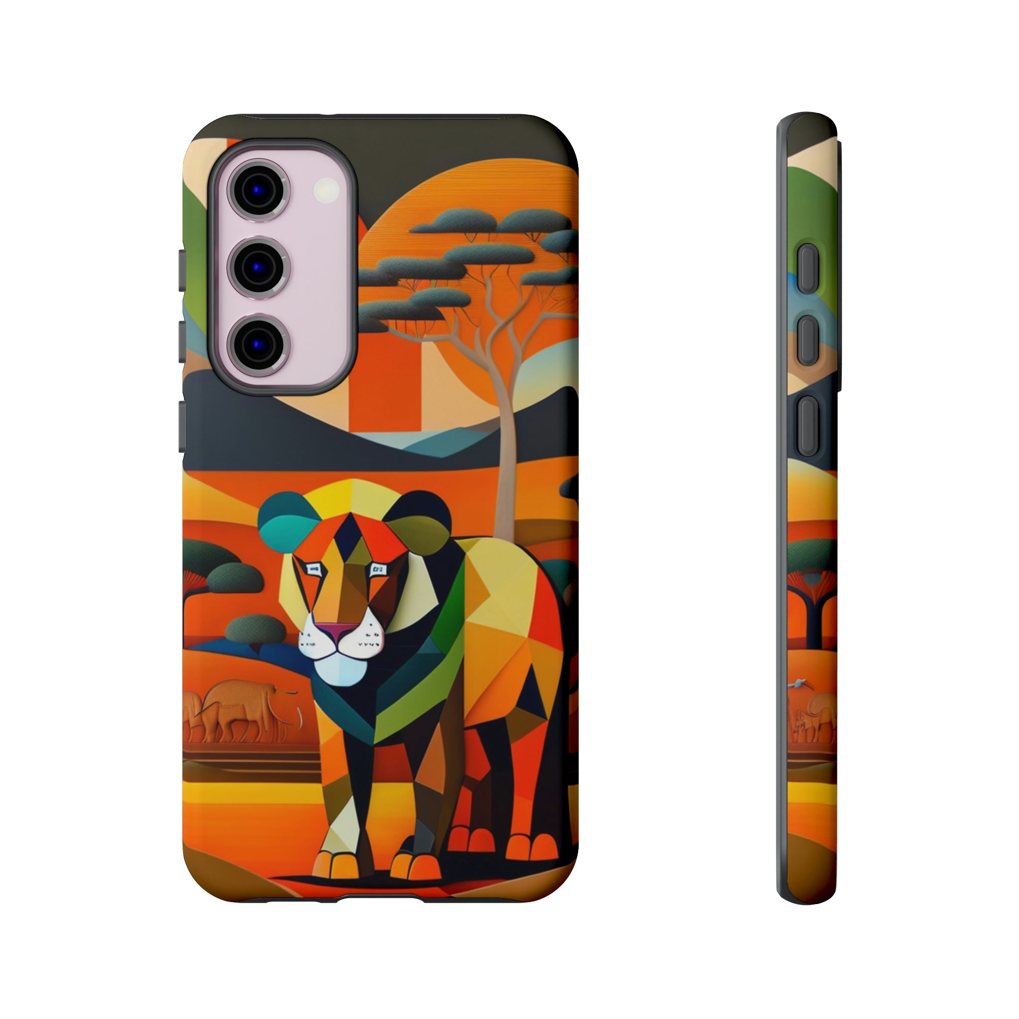 African Hungry Lion