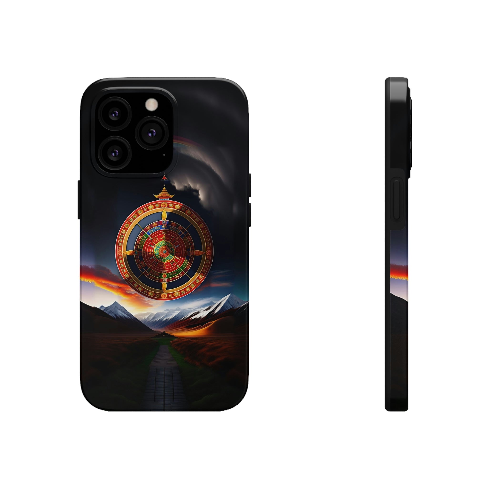Wheel of Life Tough Phone Cases
