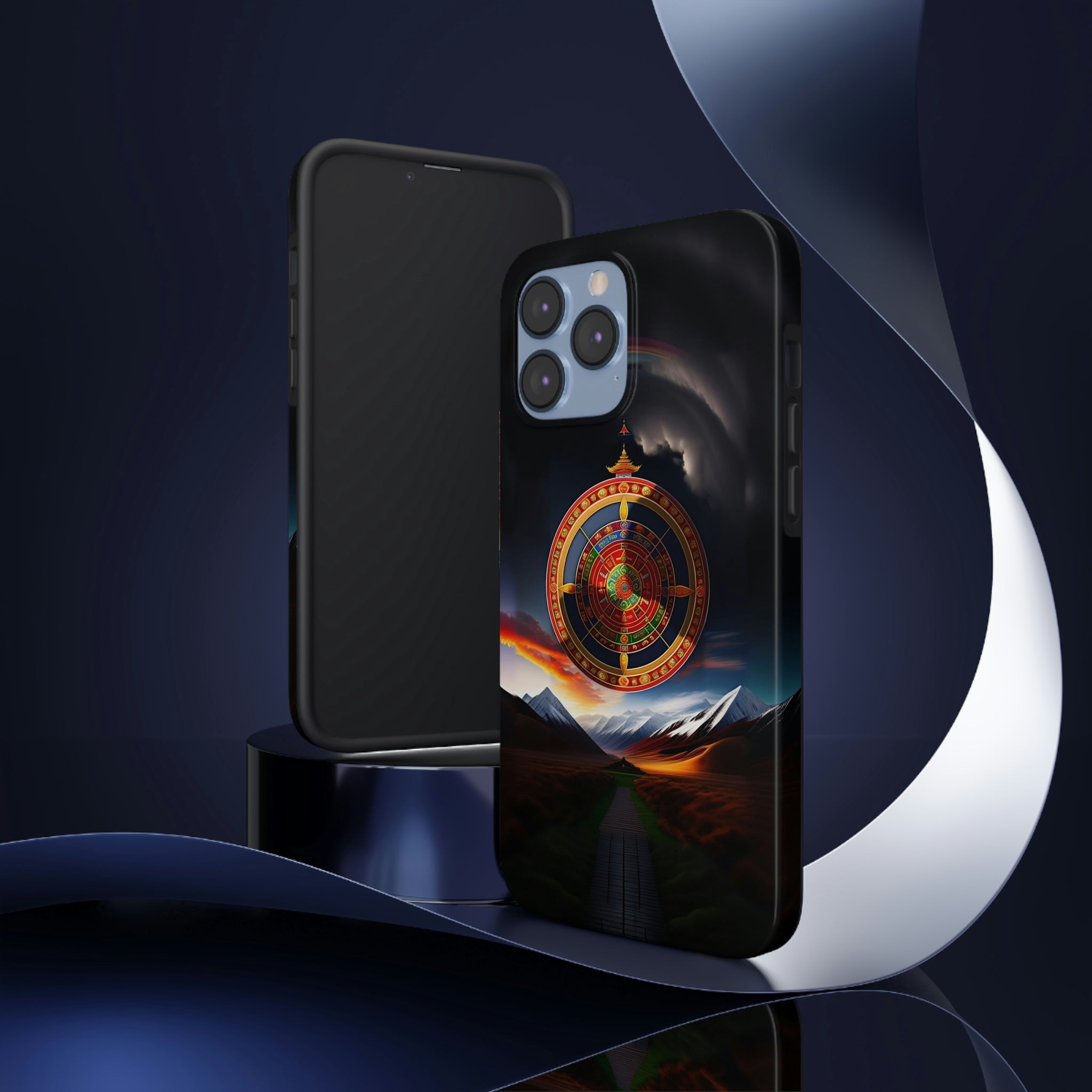 Wheel of Life Tough Phone Cases