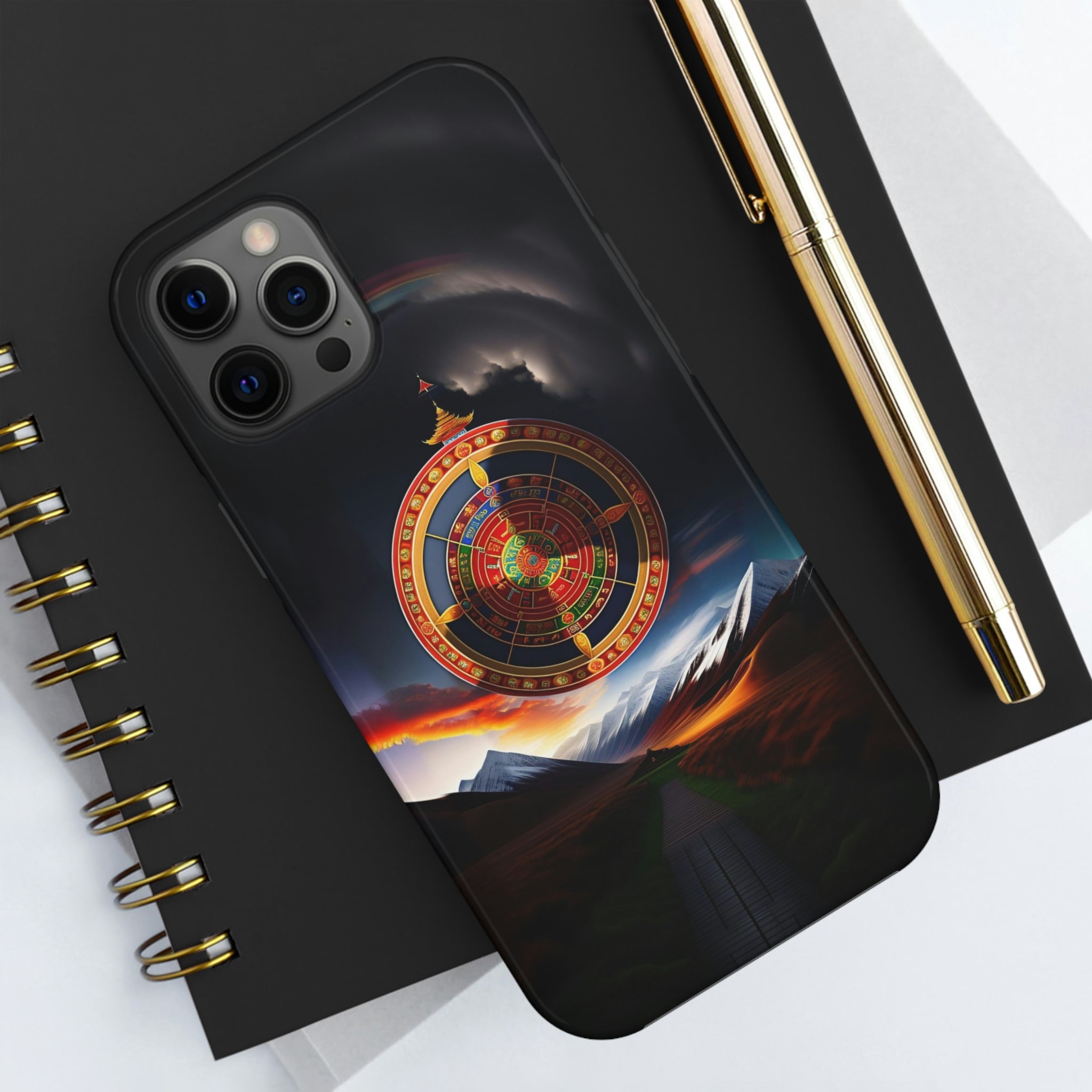 Wheel of Life Tough Phone Cases