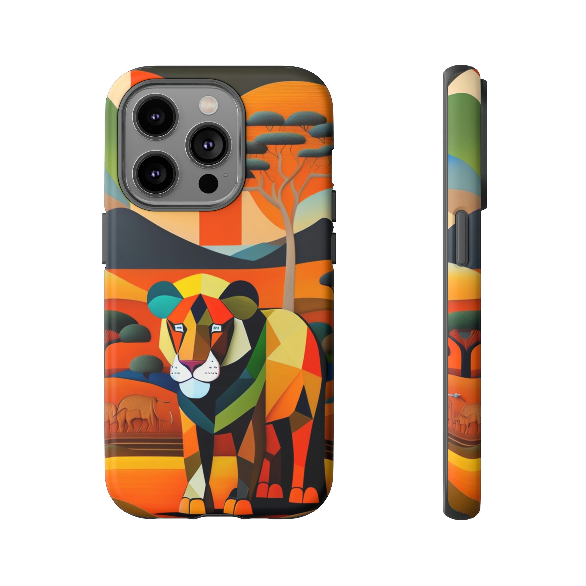 African Hungry Lion